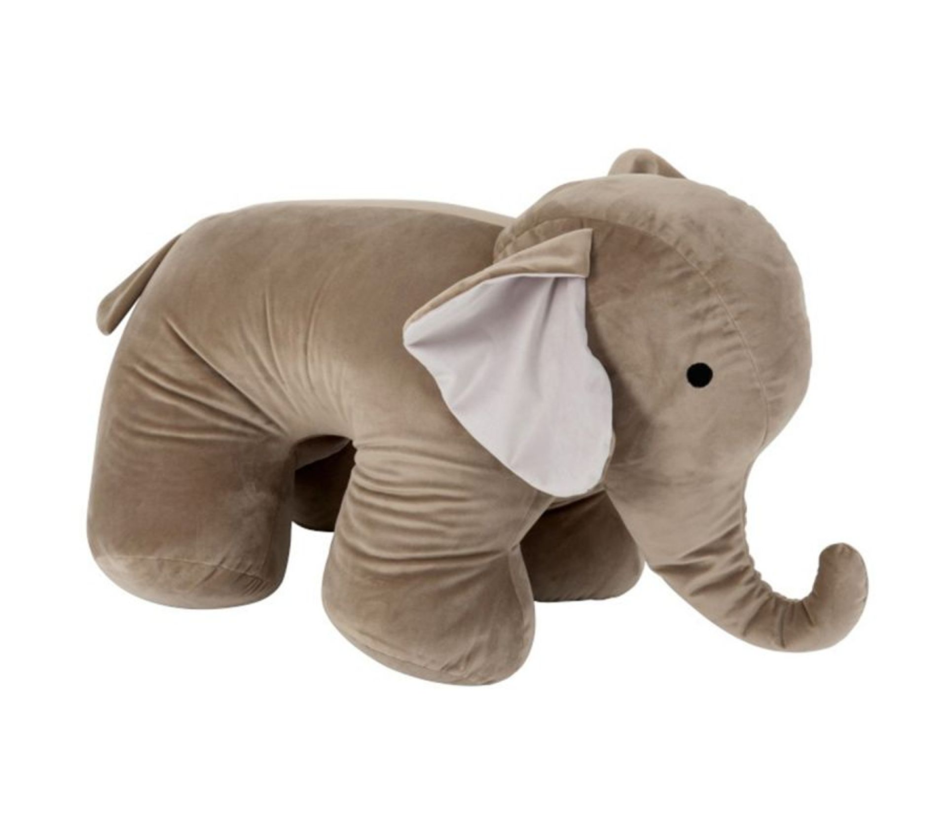 Peluche Deco Pour Enfant Elephant 71cm Gris Peluche But