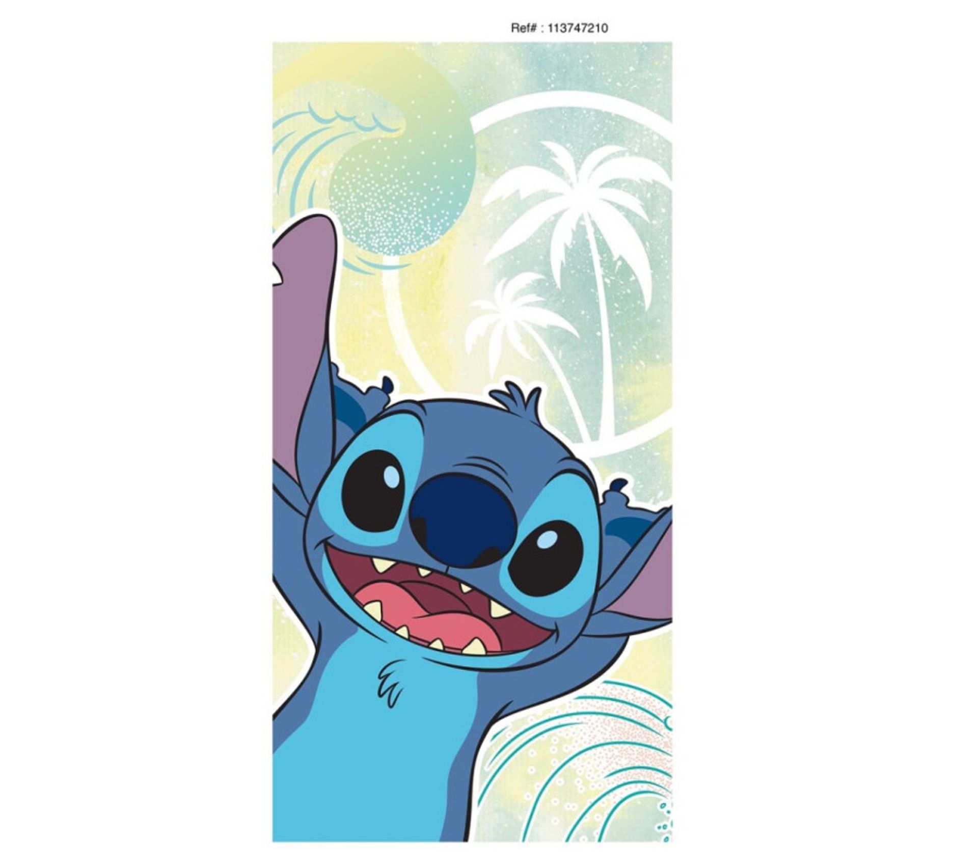 Serviette De Plage - Stitch De Dos- 70x140 Cm | Leroy Merlin - 11