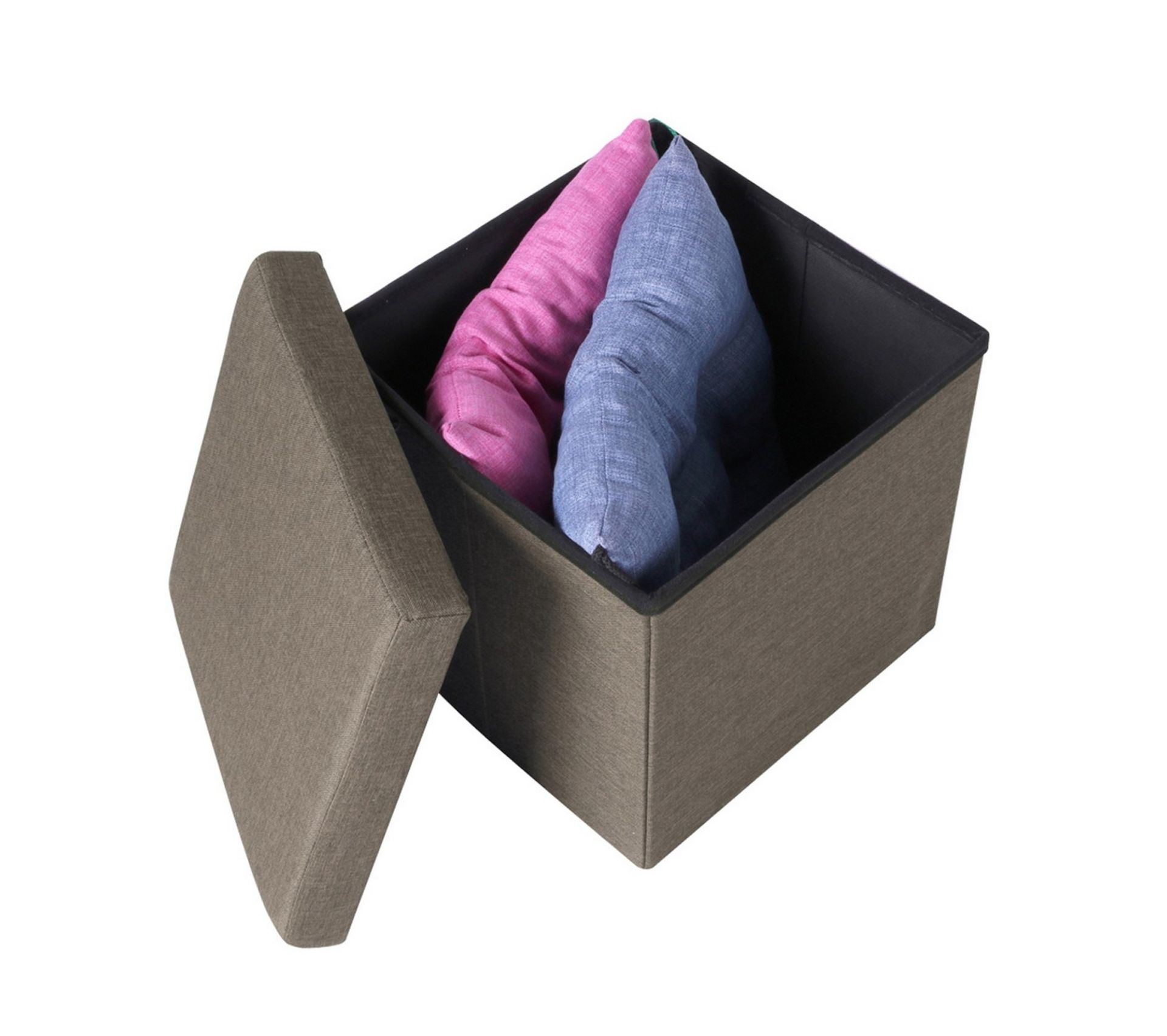 Cube De Rangement Pliable Avec Couvercle 38 X 38 Cm Boite de