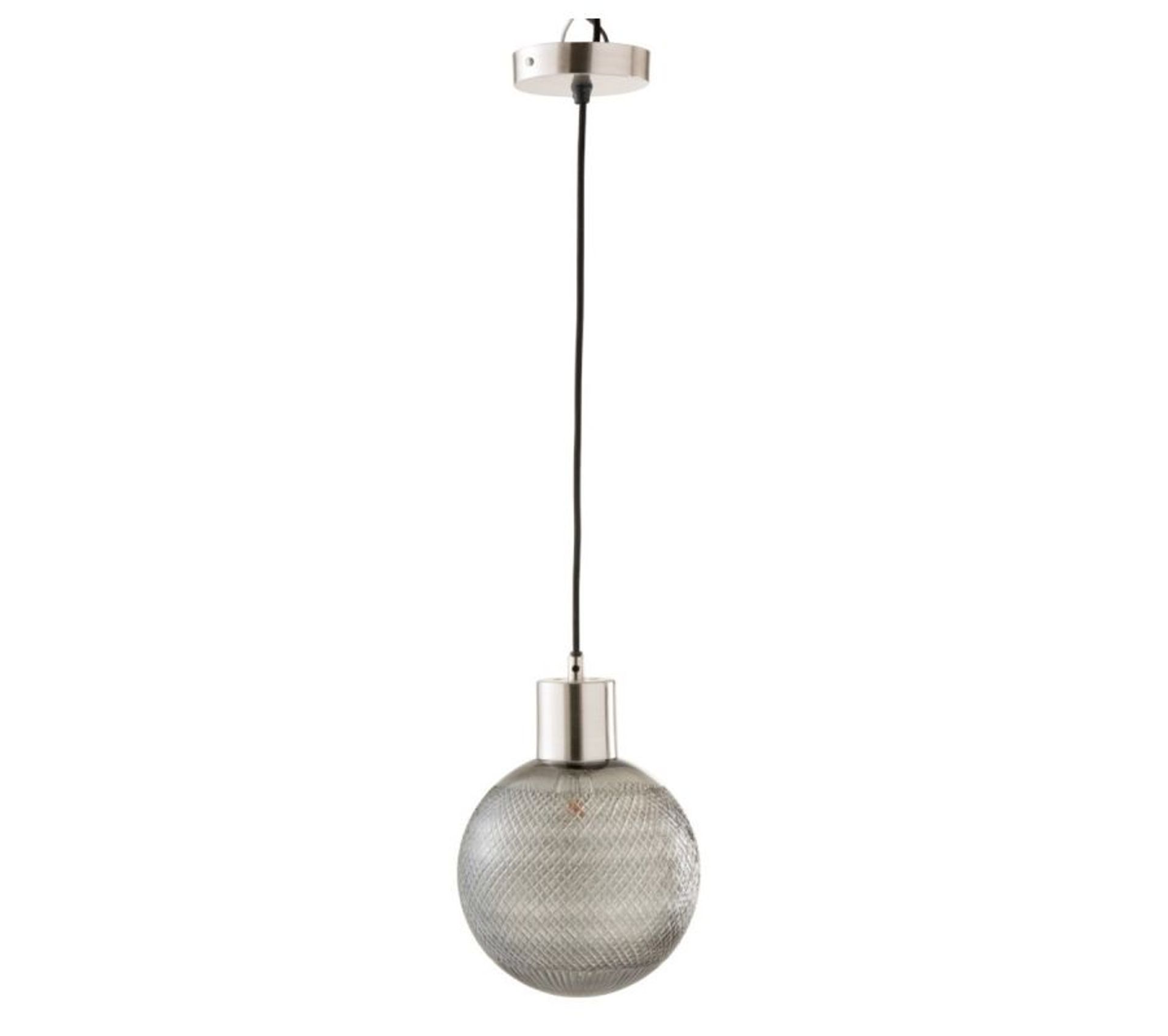 Lampe Suspension Déco "boule" 180 cm Argent Lustre Suspension BUT