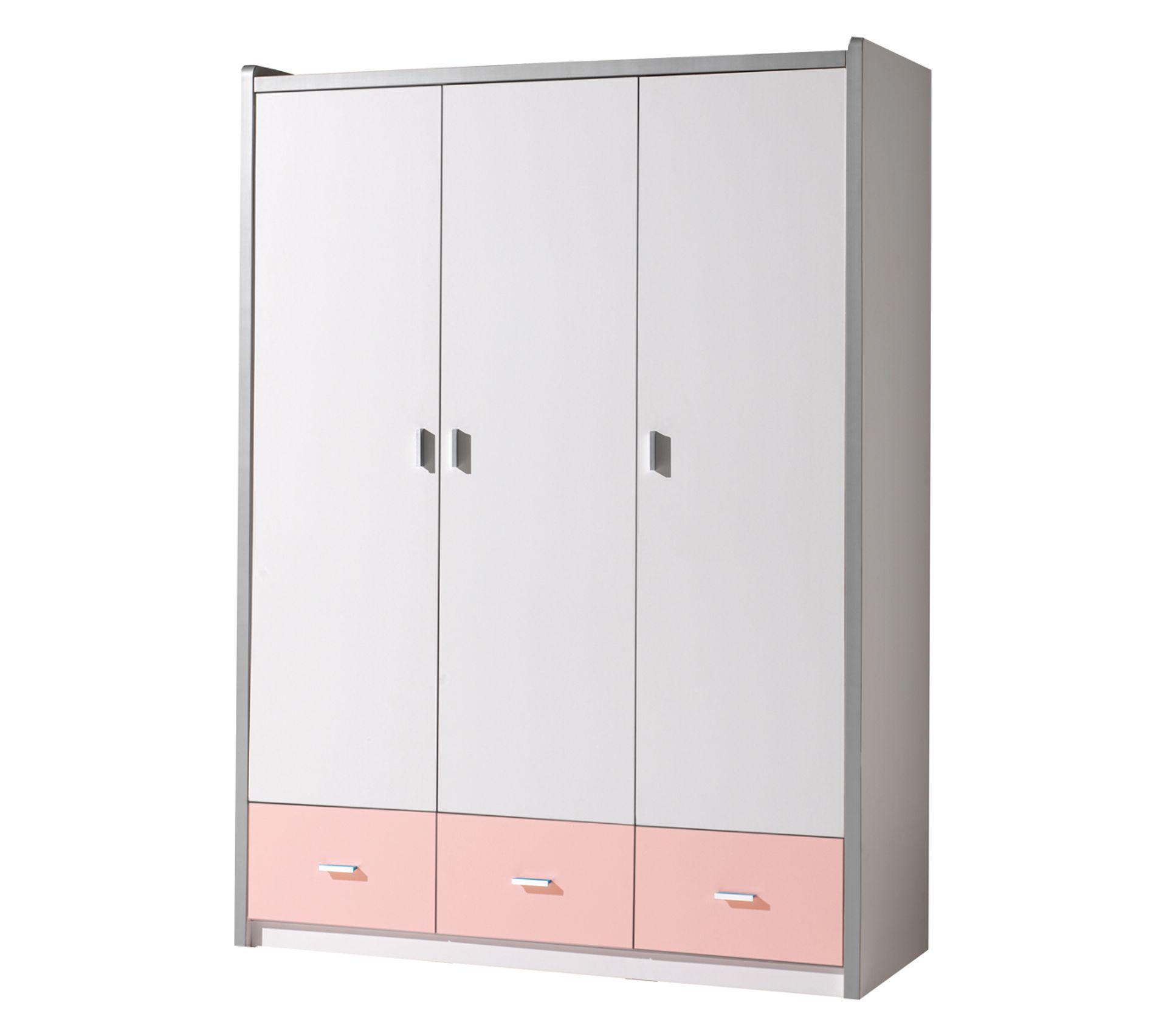 Armoire 3 Portes "bonny" 202cm Rose Armoire BUT