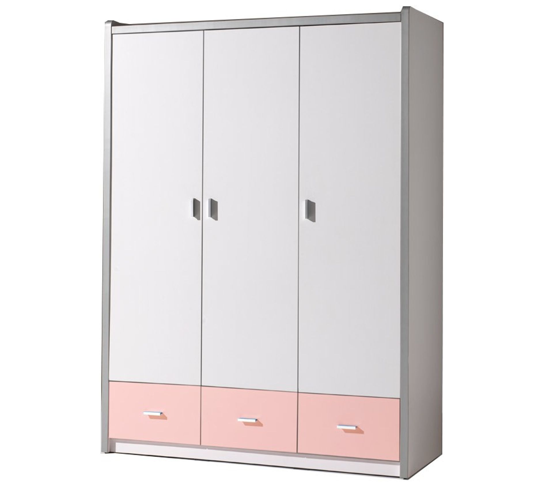 Armoire 3 Portes "bonny" 202cm Rose Armoire BUT