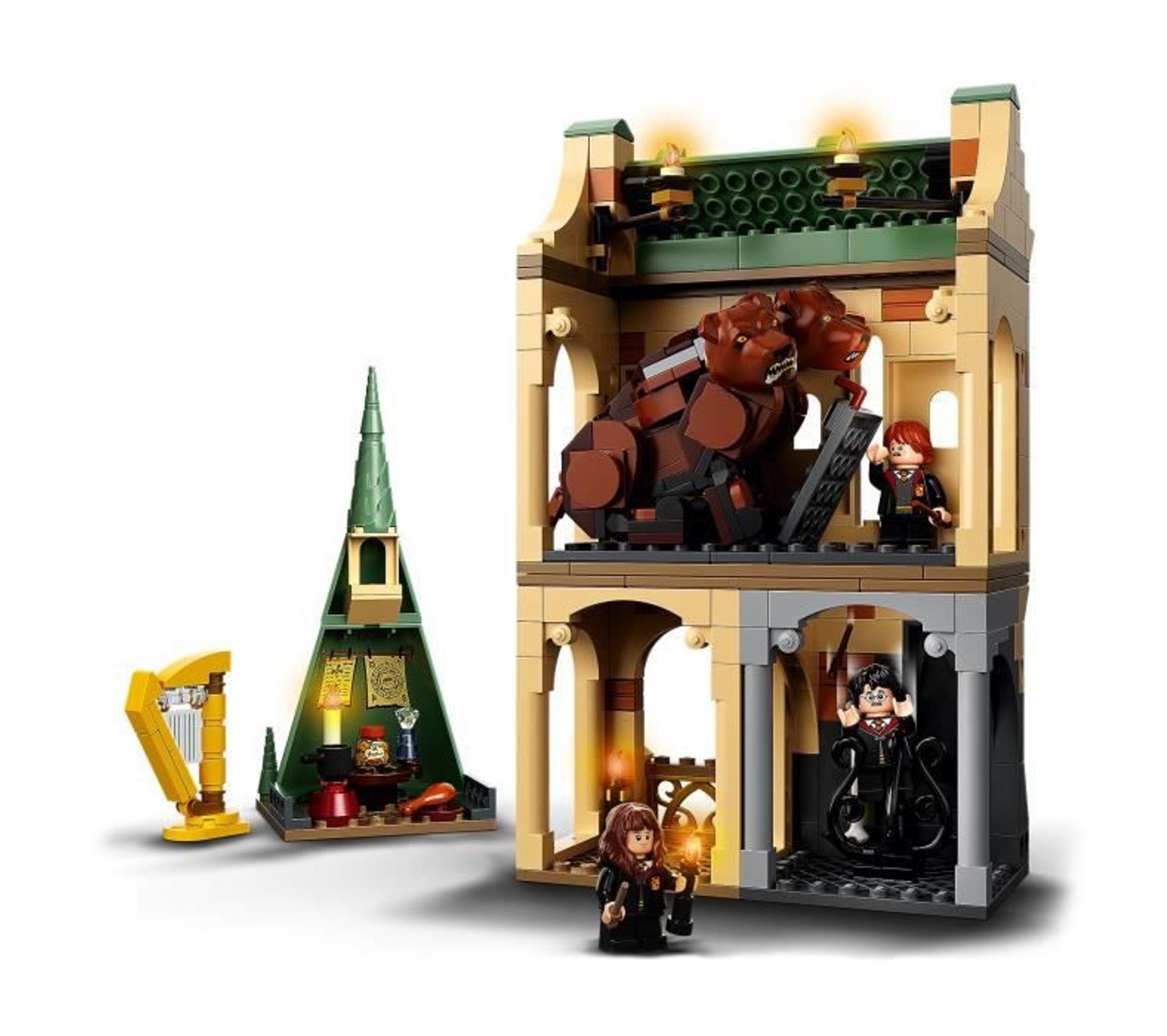 Harry Potter™ Poudlard Rencontre Avec Touffu, Jeu De Construction Avec Le Chien A 3 Tetes