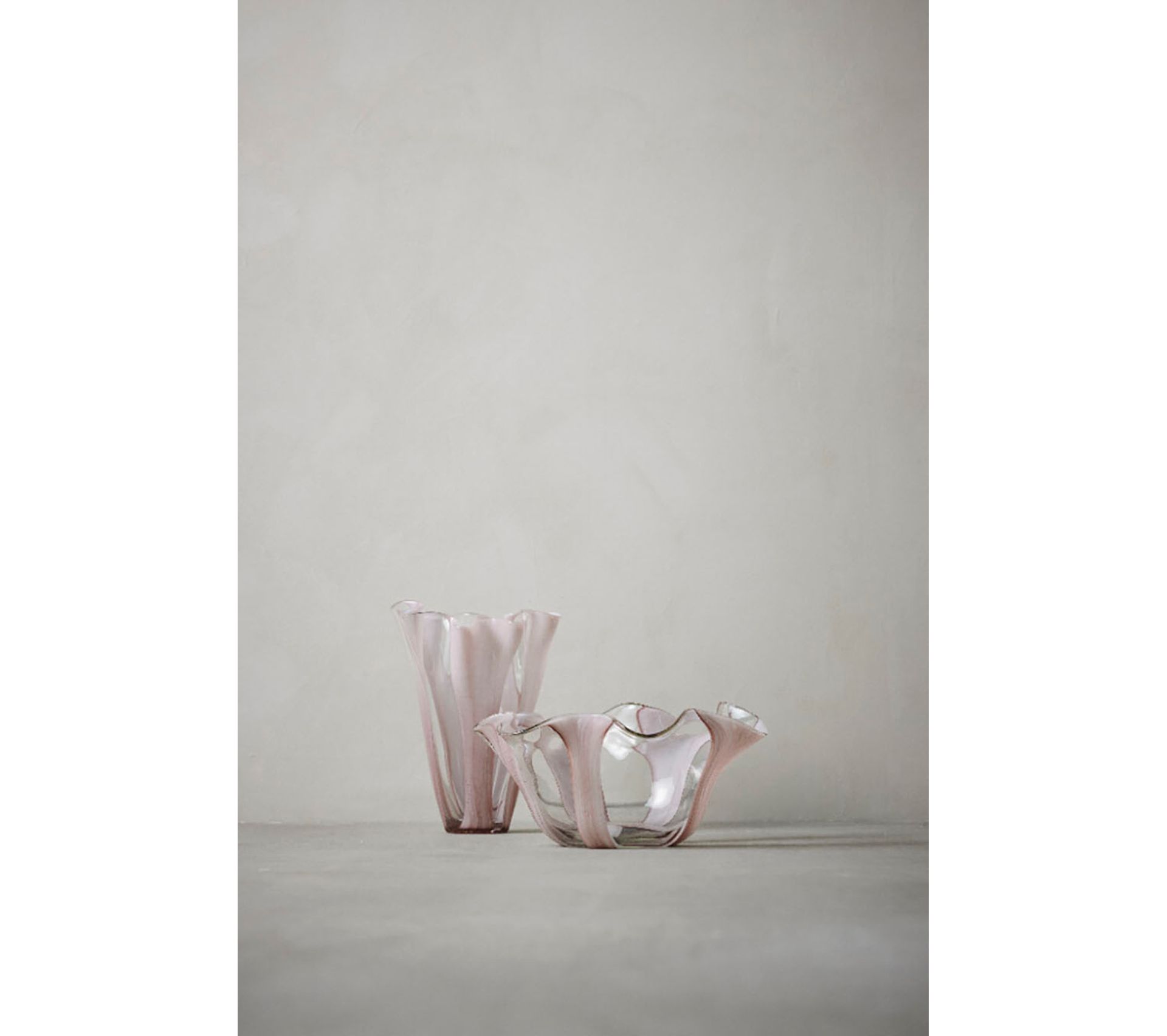 Vase En Verre Rose H25 Vase BUT