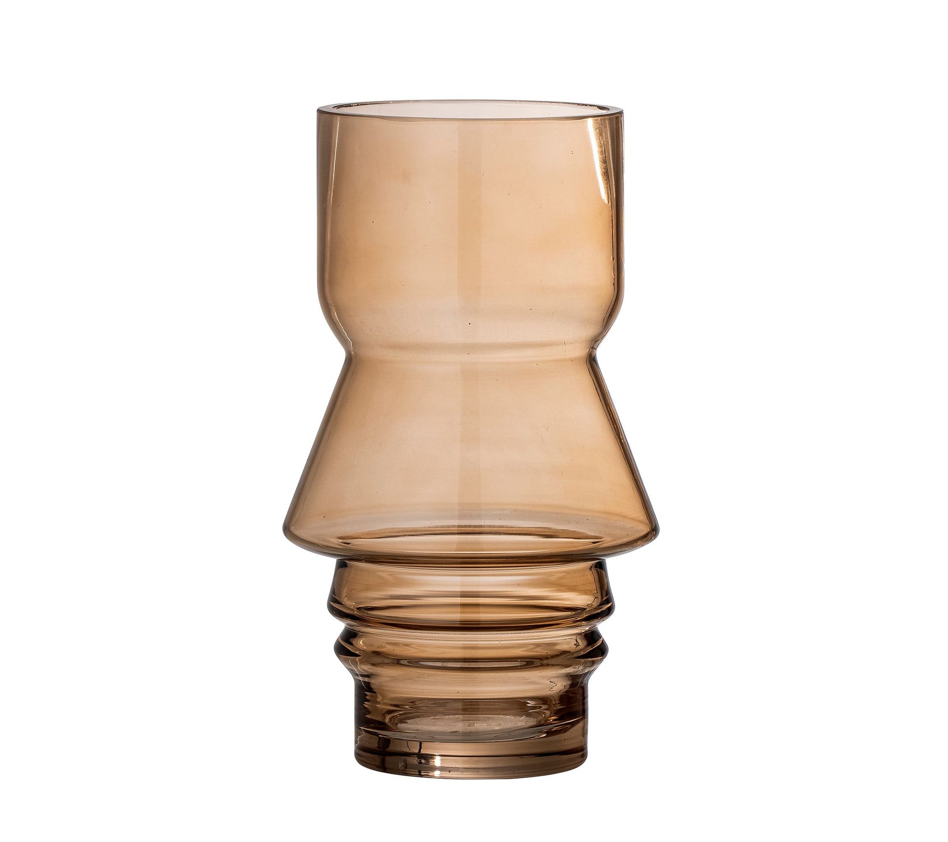 Vase En Verre Brun Zalla