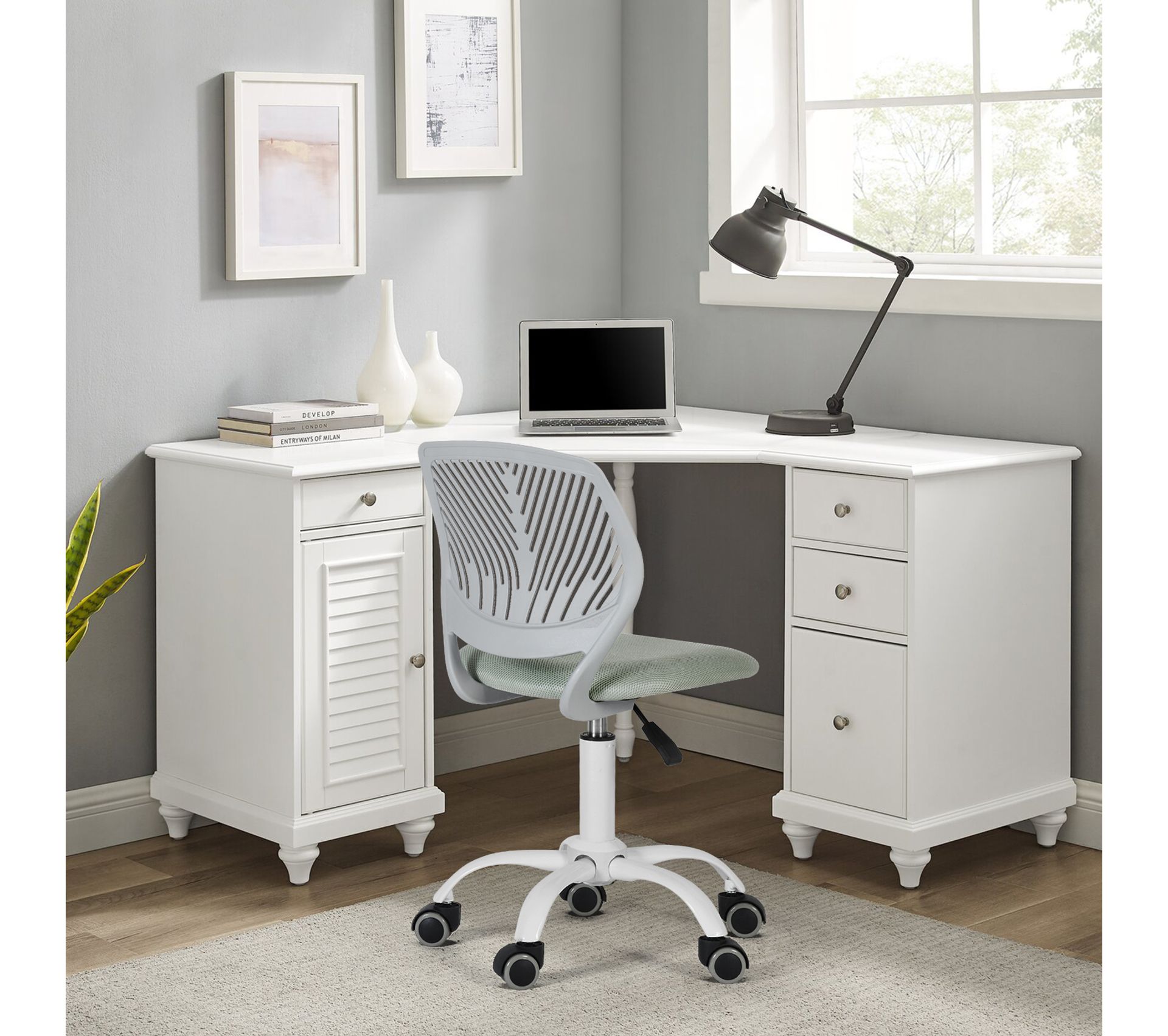 Chaise De Bureau Ergonomique Pour Enfant Avec 5 Roulettes Assise Et Dossier Réglables Séparément Assise Ergonomique Pour Enfant Soutien Lombaire Réglable En Hauteur Bleu
