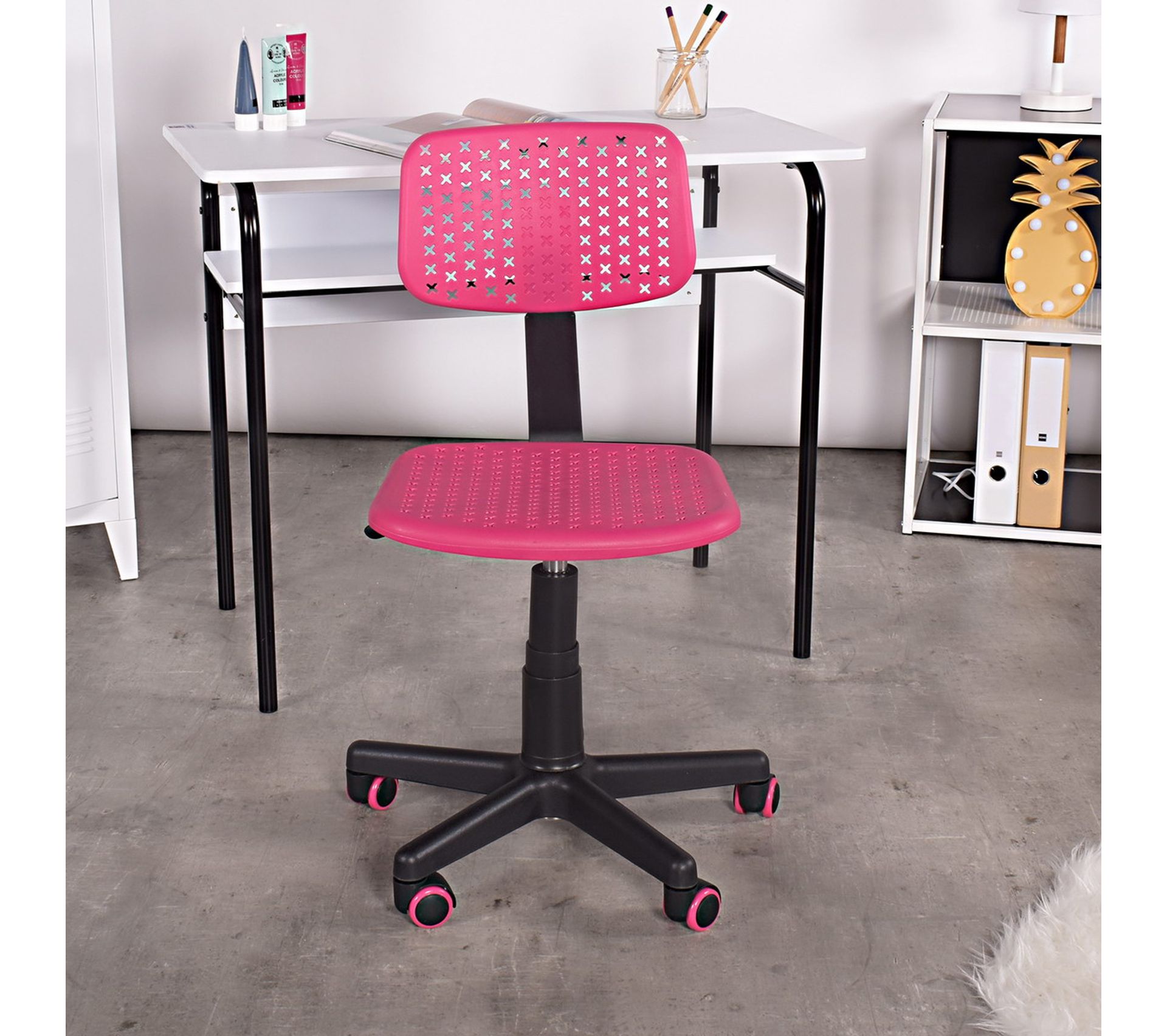 Bureau Enfant Chicos - Pupitre Avec Rangement Pour 2-5 Ans, Apprentissage Et Jeu