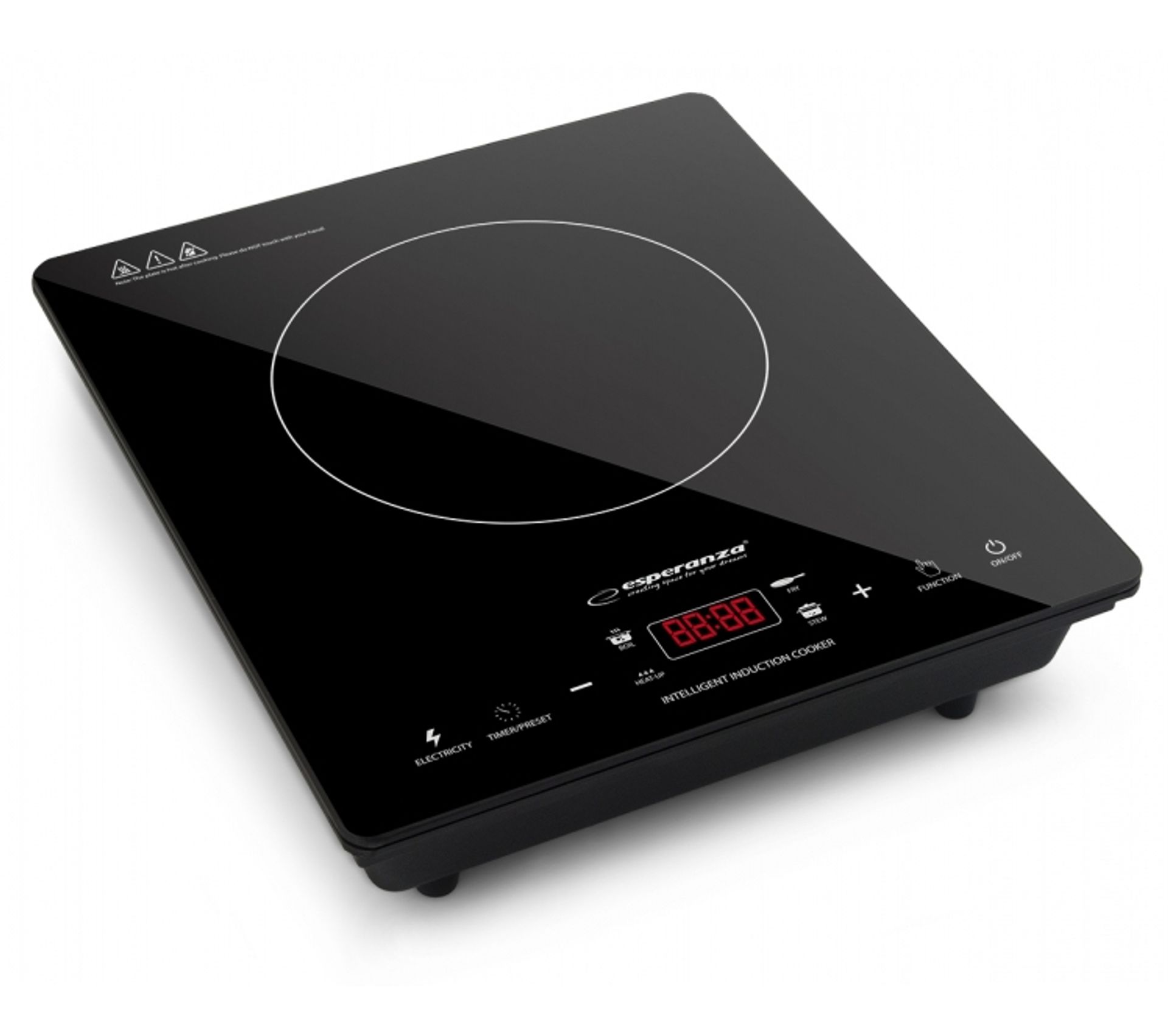 Plaque À Induction Pose Libre Ekh006 Noir 1 Foyer Plaque électrique BUT