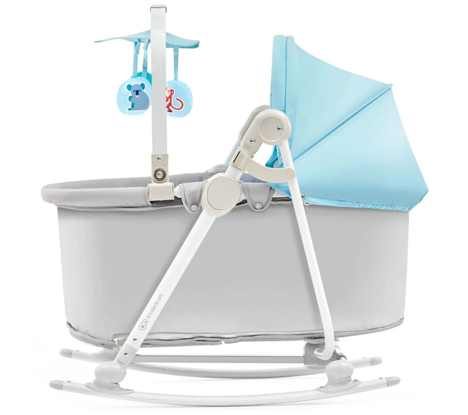 Unimo2 Transat Balancelle Berceau Siege Bebe 5en1 Pliable Bleu Balancelle But