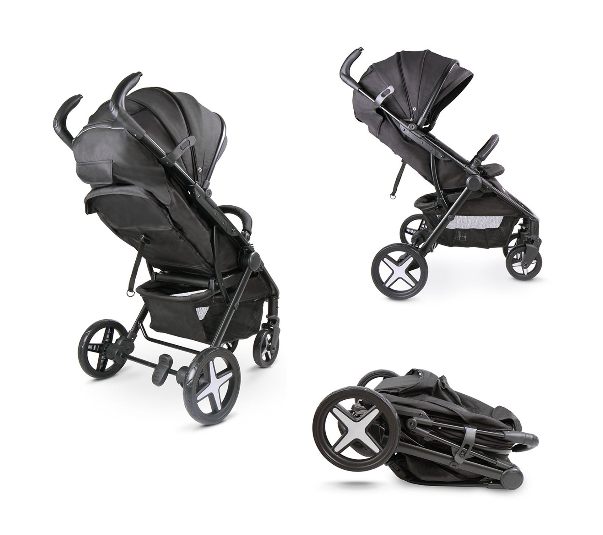 Titan Poussette Pliable Et Légère De 6 Mois à 3 Ans Gris Poussette BUT