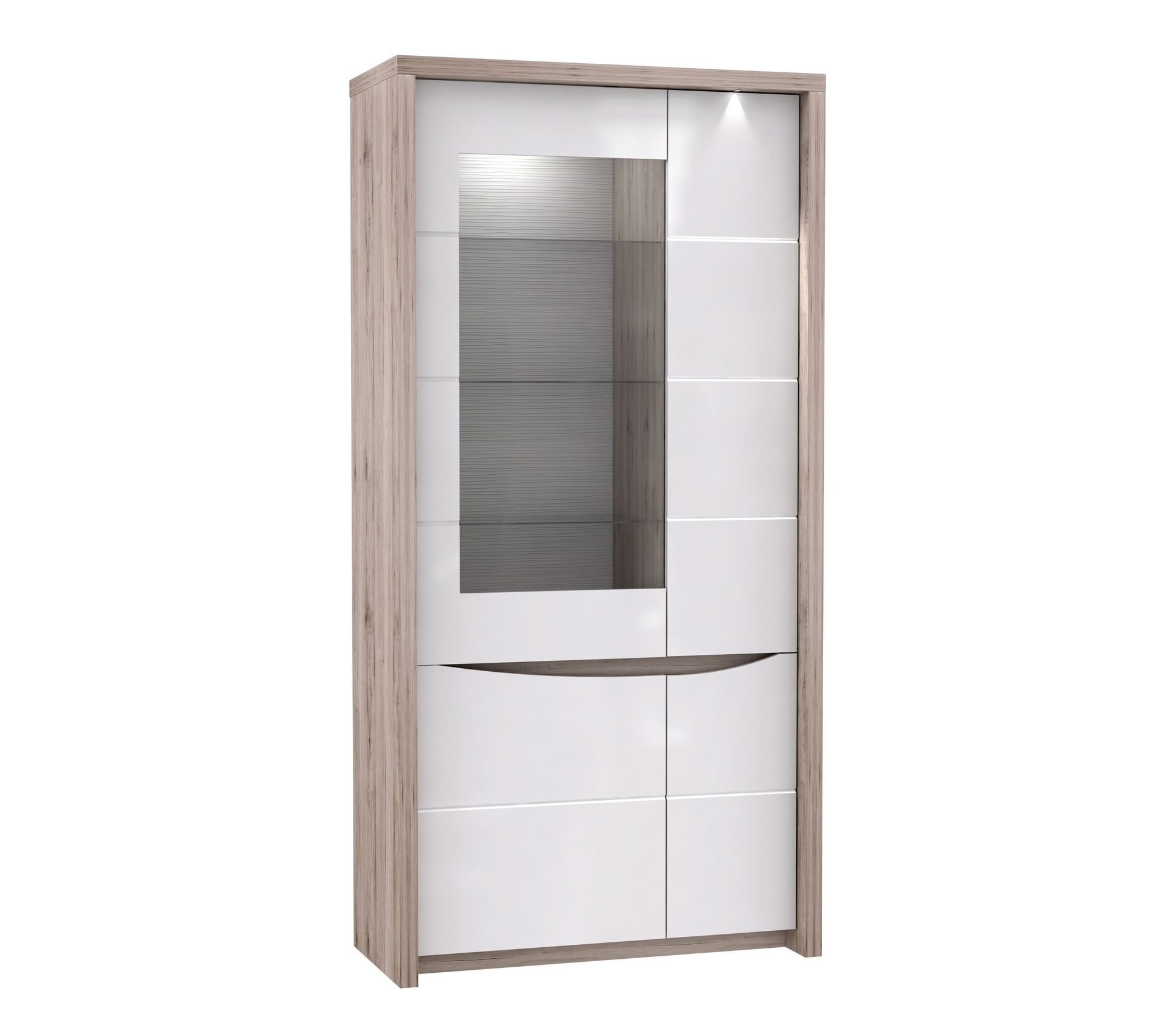 Vitrine L 93 Cm St Tropez Blanc Chene Vaisselier Et Vitrine But Vitrine L 93 Cm St Tropez Blanc Chene Vaisselier Et Vitrine But