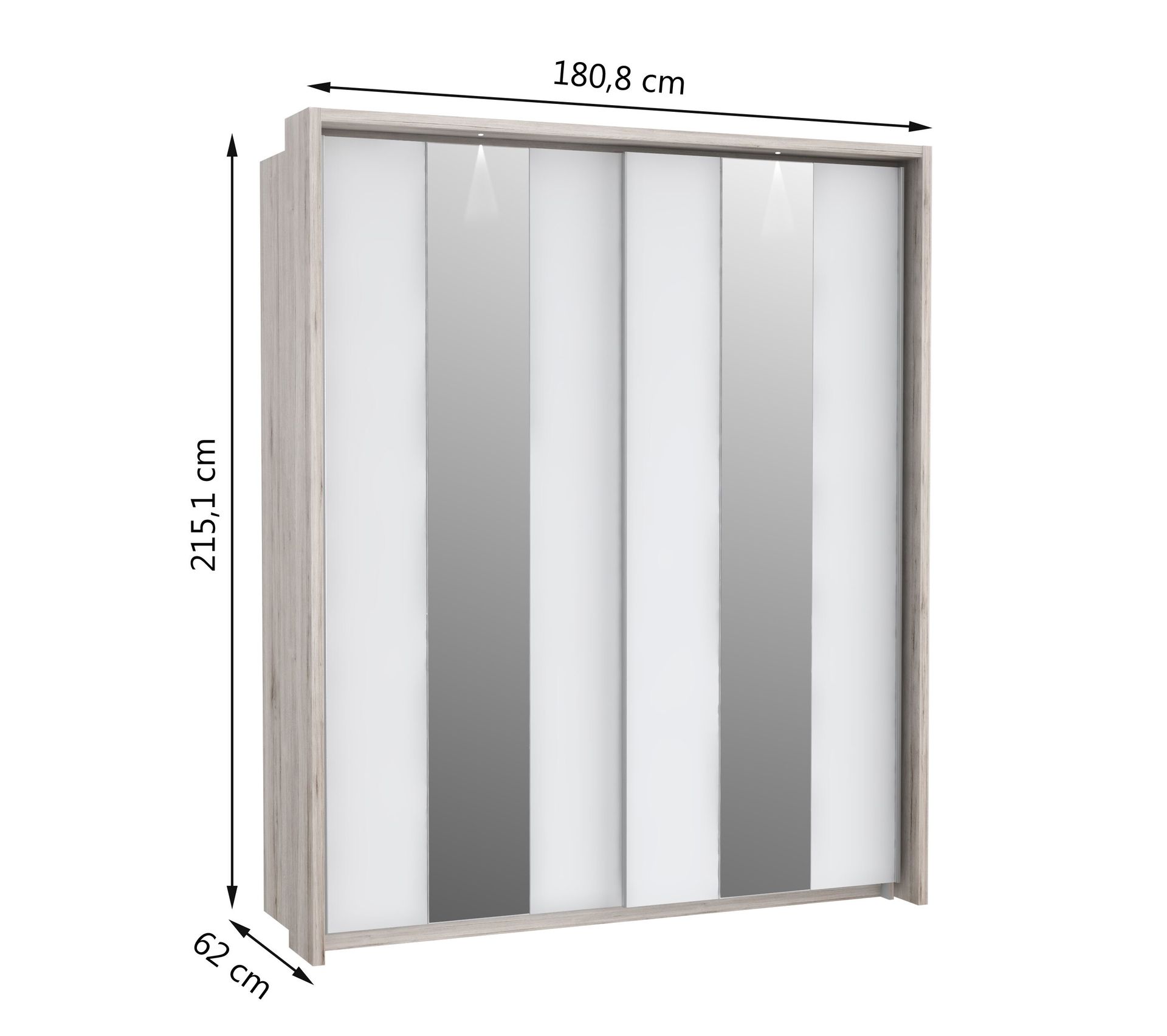 Armoire 2 Portes Coulissantes Avec Led Saint Tropez Imitation Chene Et Blanc Armoire But Armoire 2 Portes Coulissantes Avec Led Saint Tropez Imitation Chene Et Blanc Armoire But