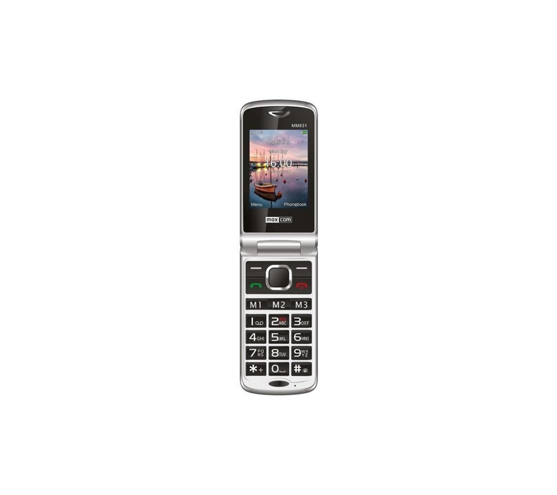 Maxcom Comfort Mm1 Telephone Portable A Clapet 3g Telephone Senior But