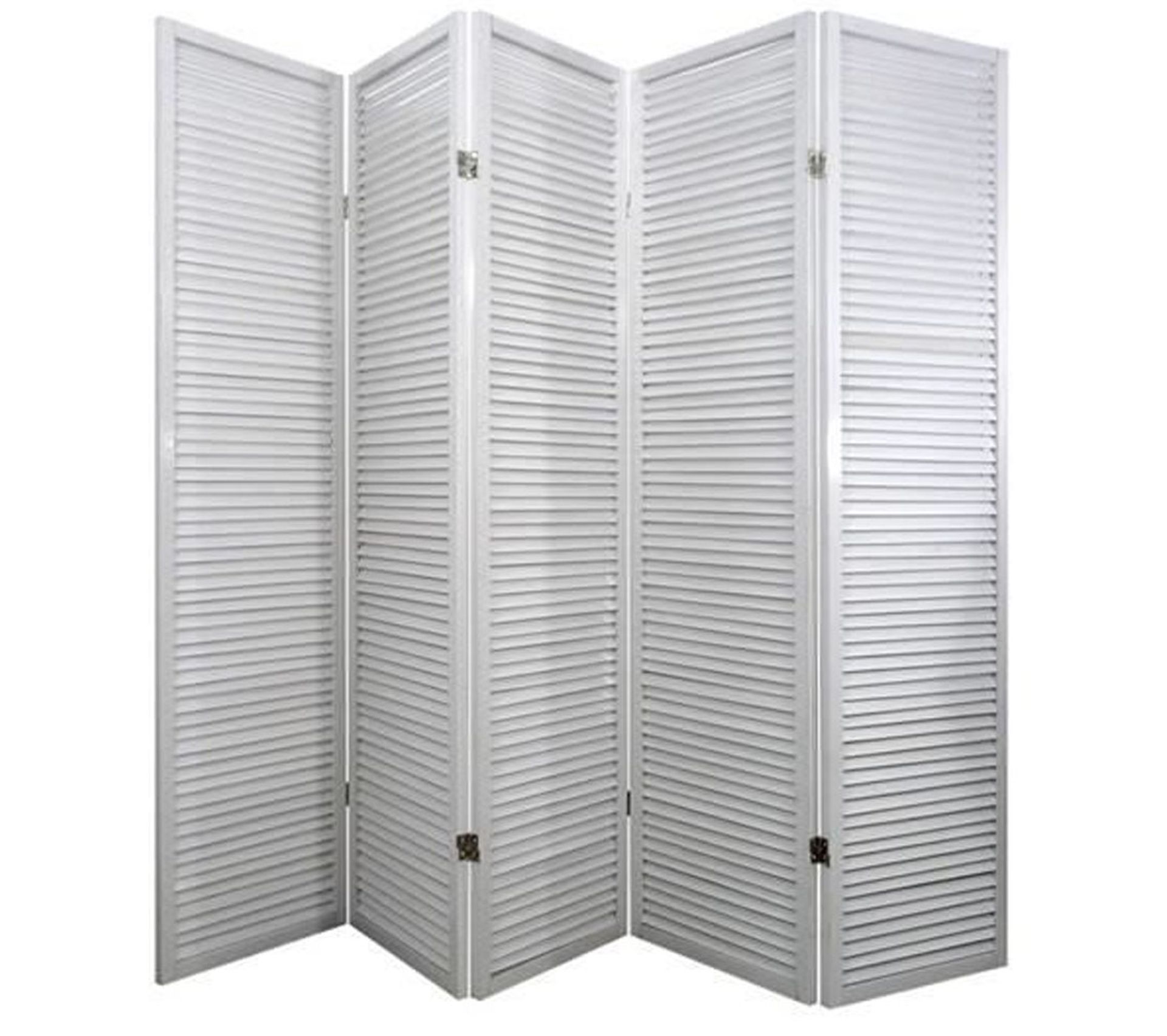 Paravent turbo bois blanc de 5 pans, 220 x 175 x 2 cm Paravent BUT