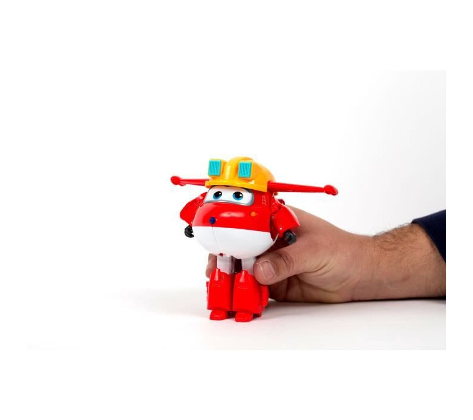 Super Wings Transforming Jett Construction Avion Jouet