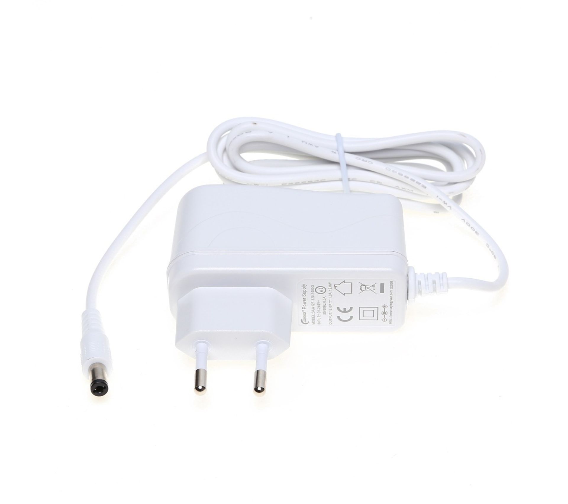 Adaptateur Secteur 5V Pour Caméra IP Foscam FI8905W - Entrée 100-240V AC, Sortie 5V DC - Câble 110 Cm, Polarité Centre +