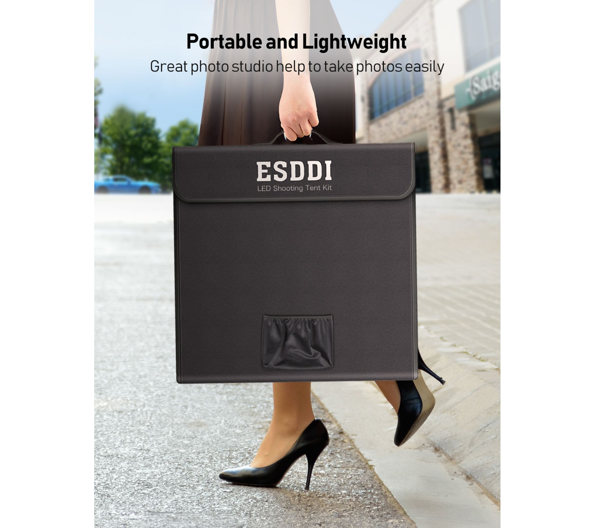 Boîte À Lumière Pliable Esddi Pkld550 Softbox 20"x20" X20"/ 50x50x50