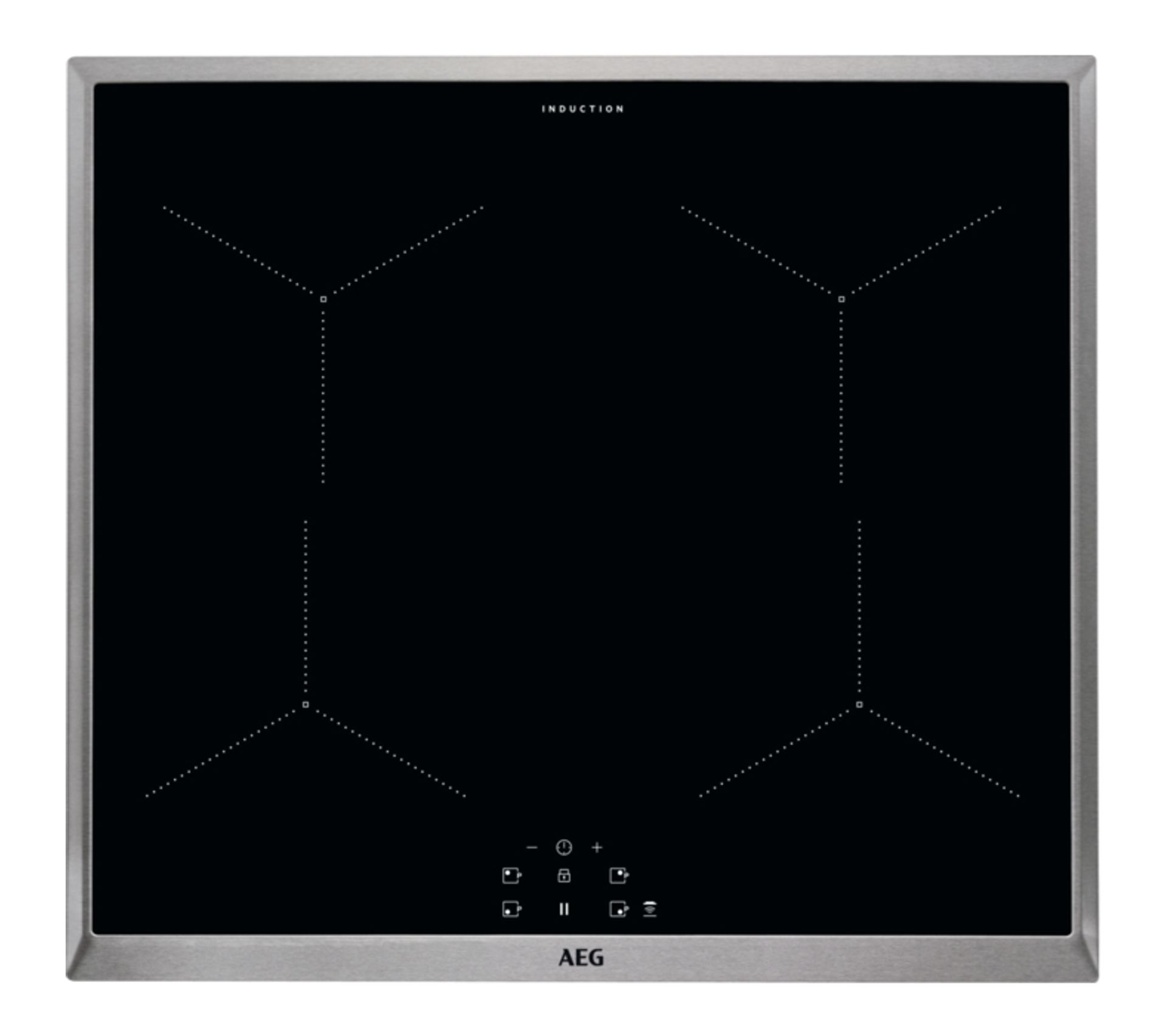 Plaque À Induction Encastrable Ieb64030xb Noir 4 Foyers Plaque