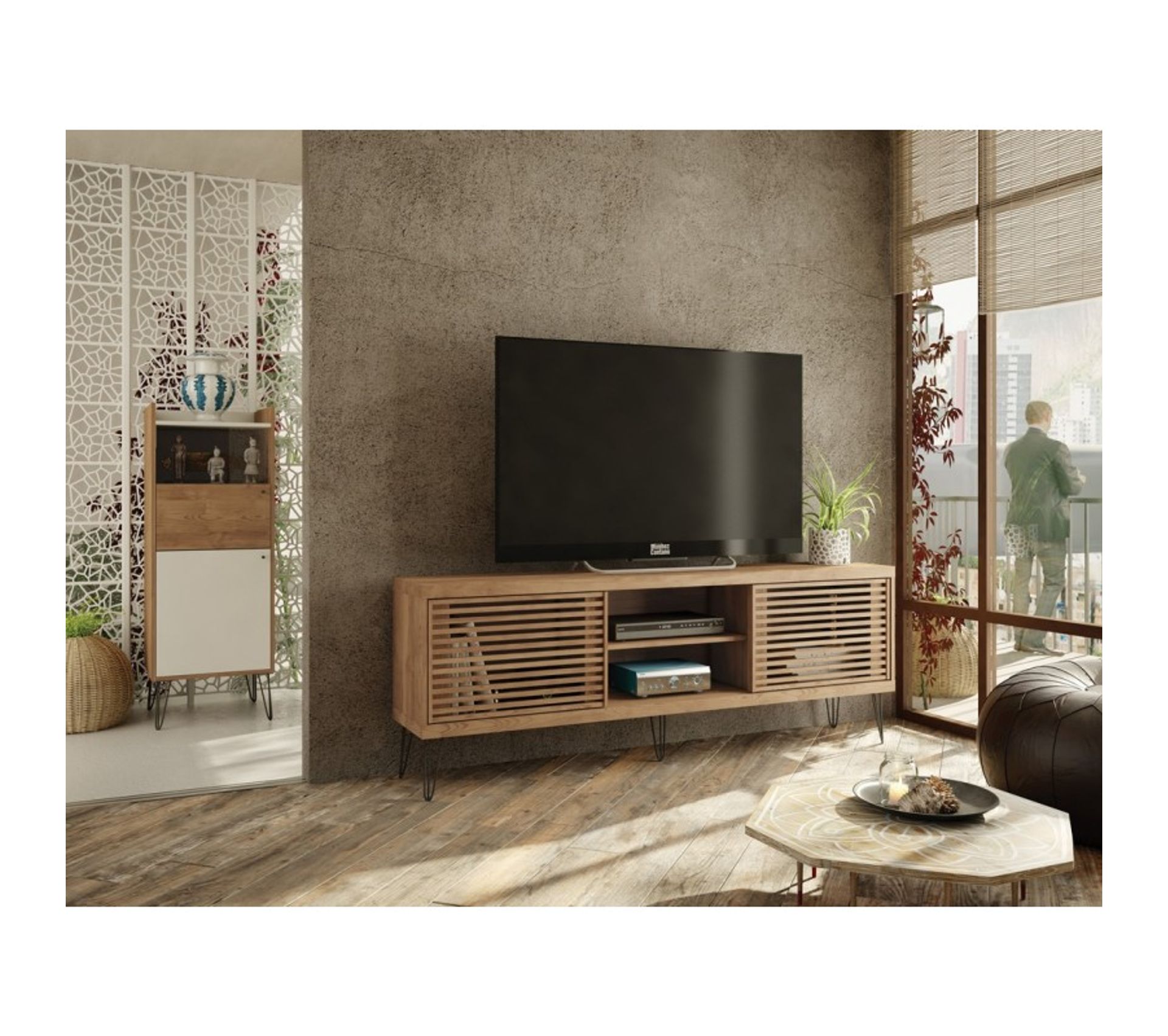 meuble tele 72 pouces