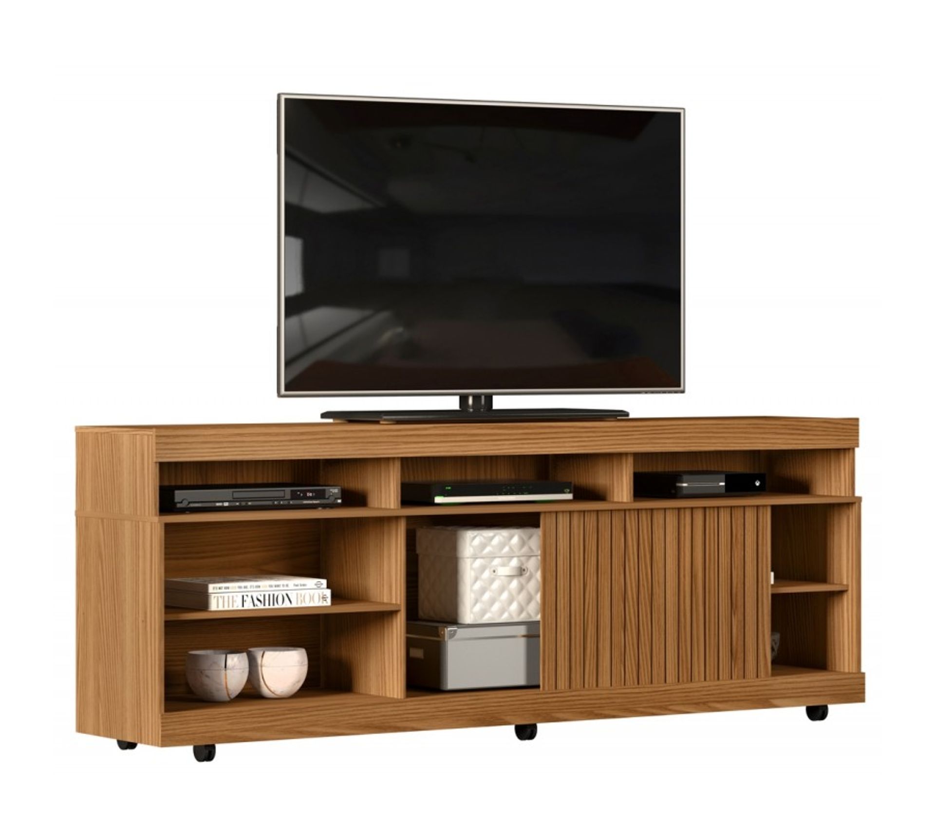 Meuble TV 65 Pouces Maxi Chêne Meuble TV BUT