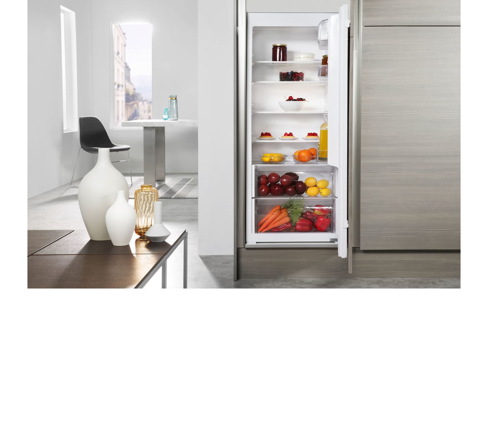 Réfrigérateur 1 Porte Intégrable À Glissière