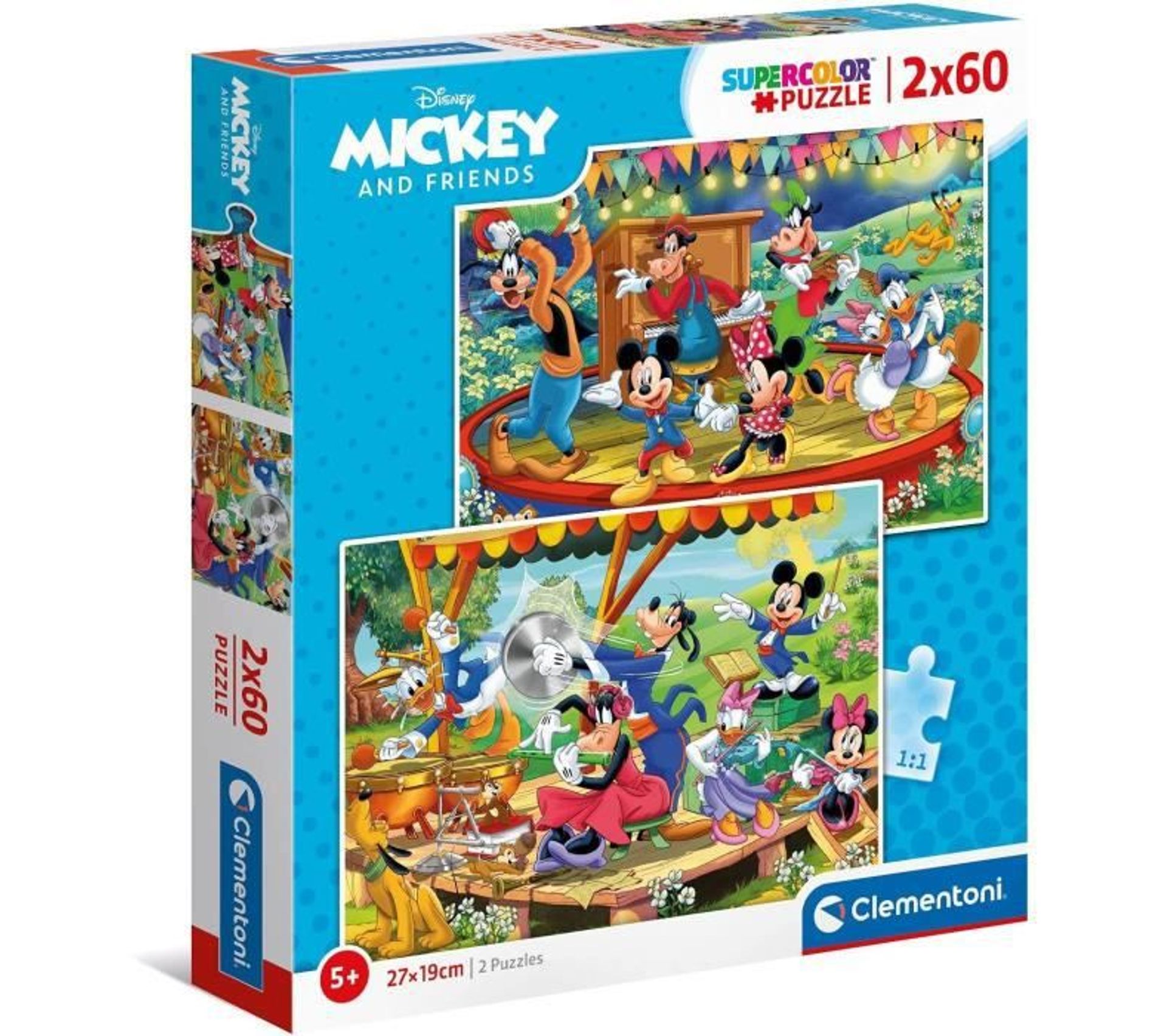 Puzzle 2x60 Pieces Mickey And Friends - Puzzle BUT