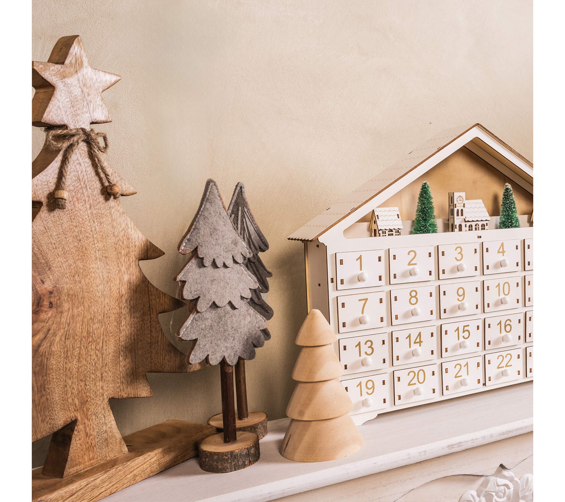 Décoration De Noël - Camion Vintage Avec Mini Sapin, En Fer Et Polypropylène, Idéal Pour Cheminée Ou étagère