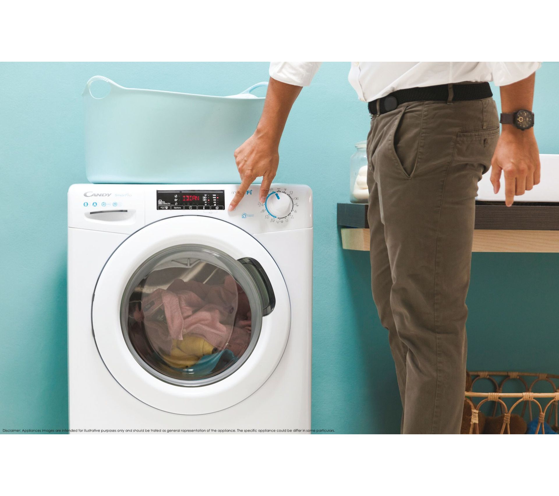 candy lave linge hublot cso 1485te s 8kg blanc