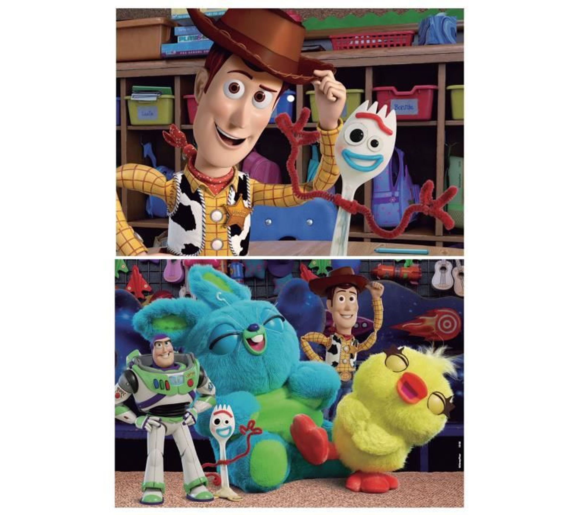 Puzzle 2x48 Toy Story 4 Jeux Jouets BUT