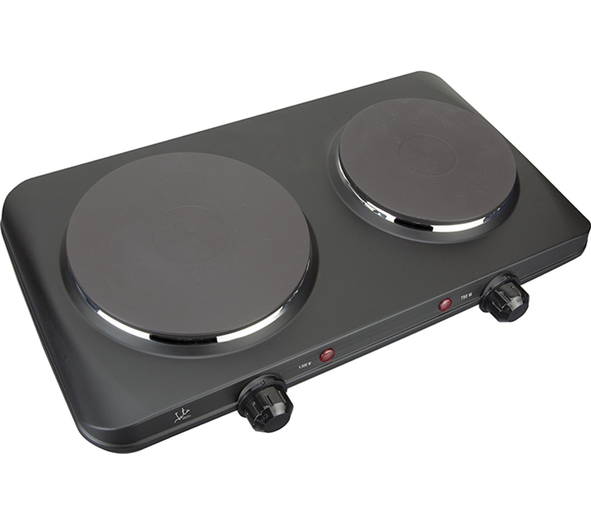 Plaque électrique Double Disque Haeger - 2 Feux 165 Mm Et 130 Mm, 2250 W, 5 Niveaux De Chaleur, Sécurité Fusible Thermique