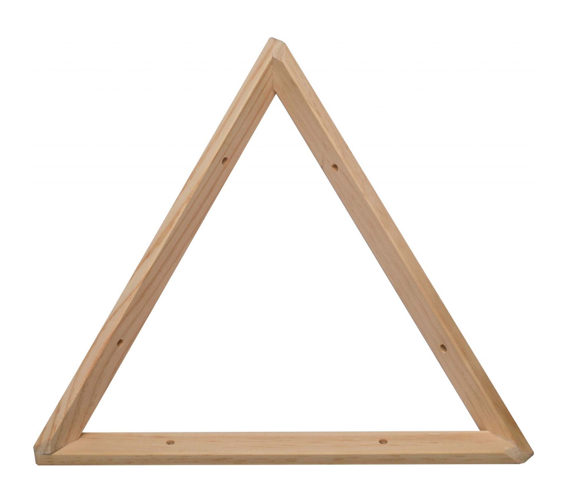 Equerre Triangle En Pin Brut 30 Cm Etagere Murale But