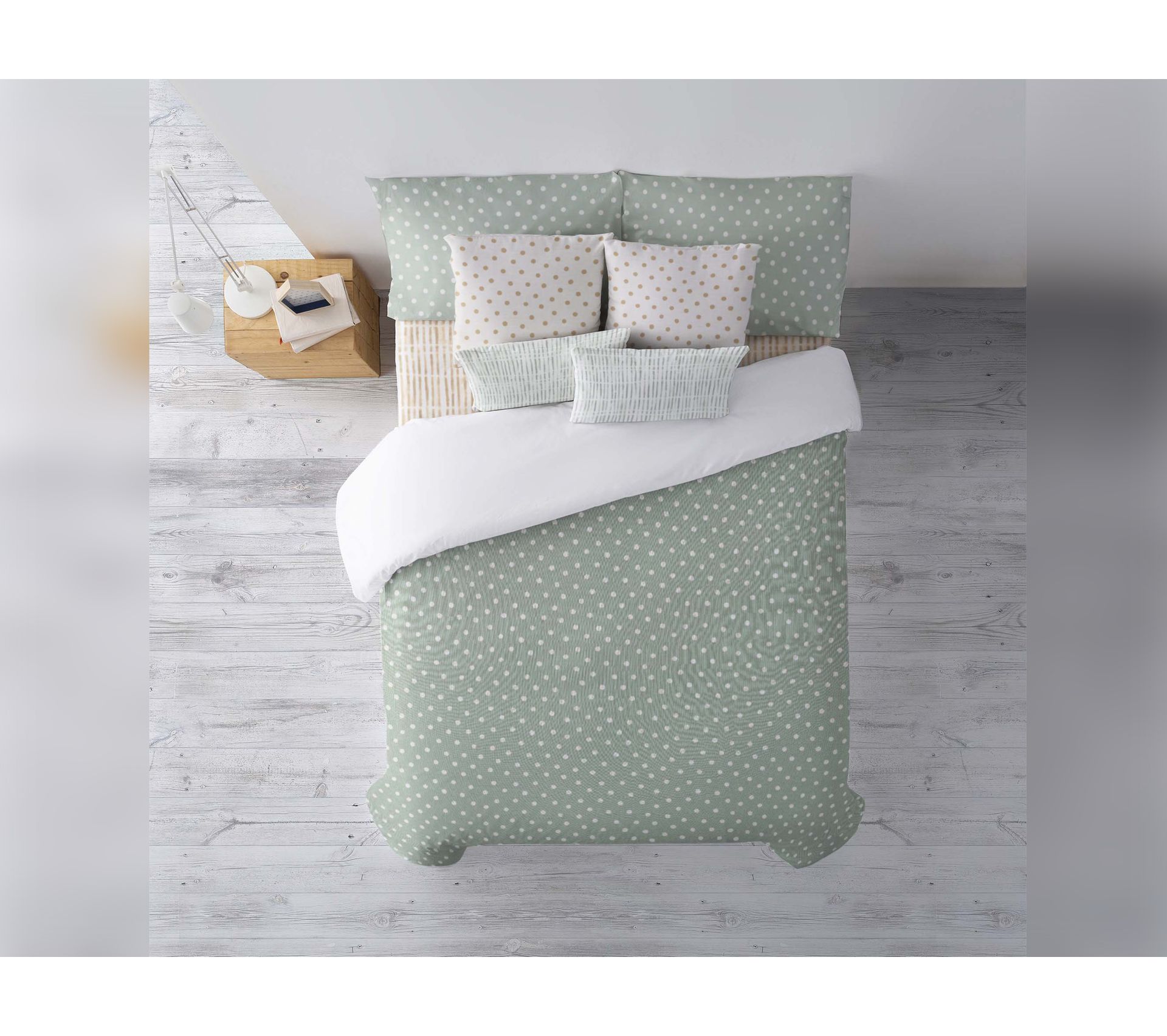 Housse De Couette Avec Fermeture À Boutons 100% Pur Coton 1 PCeavec Un
