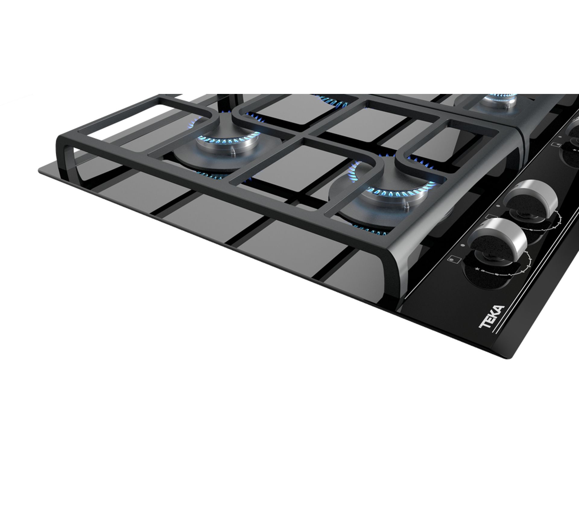 Plaque Gaz Encastrable Gzc 64300 Noir 60 Cm Gaz 4 Foyers Plaque gaz BUT