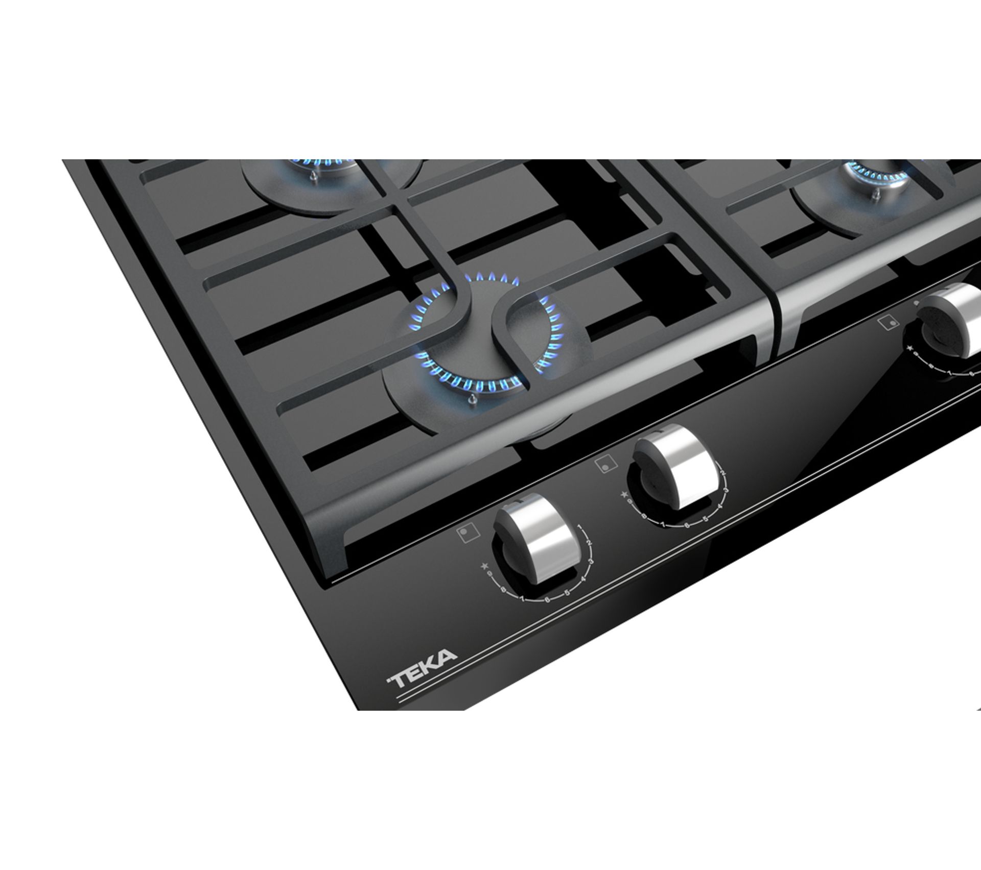 Plaque Gaz Encastrable Gzc 64300 Noir 60 Cm Gaz 4 Foyers Plaque gaz BUT