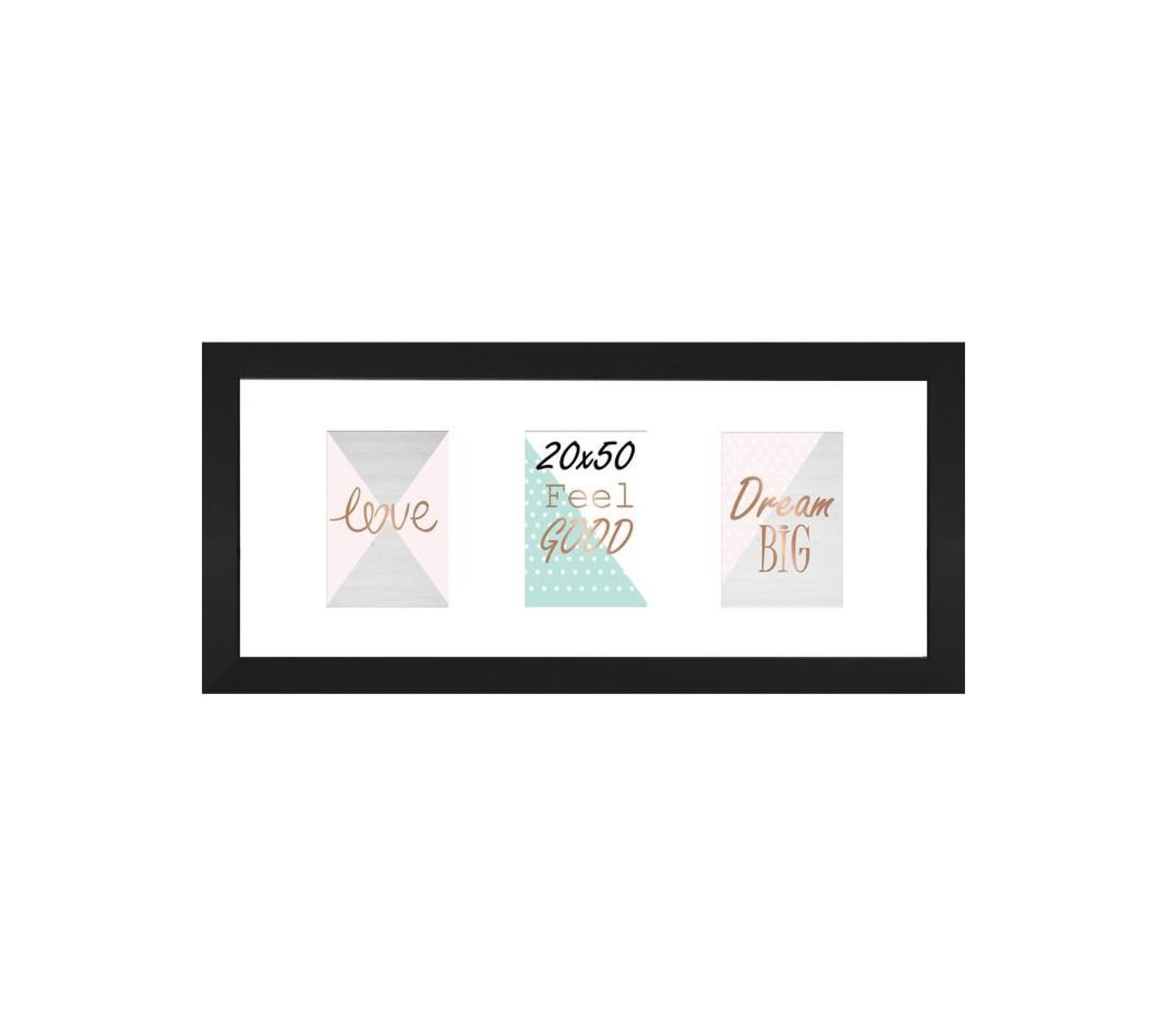 Cadre Photo Collage Pour 4 Photos (10x15 Cm) En MDF Noir | Leroy Merlin