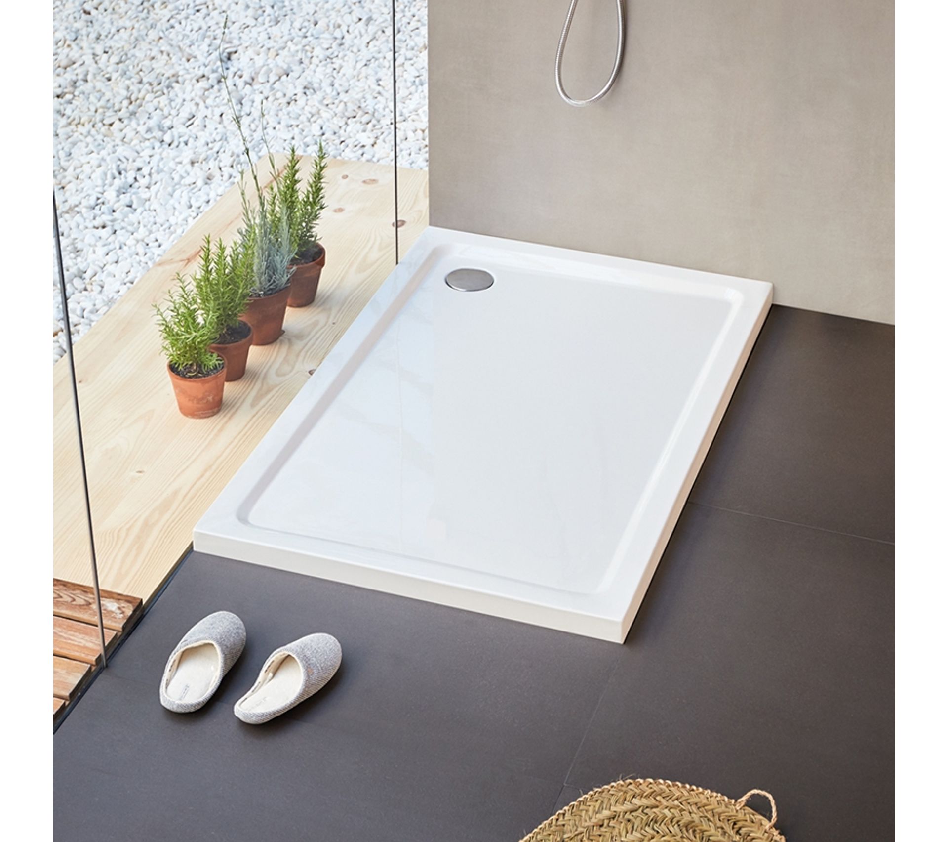 Receveur De Douche 100x70 Cm, Practic En Acrylique Toute l'offre