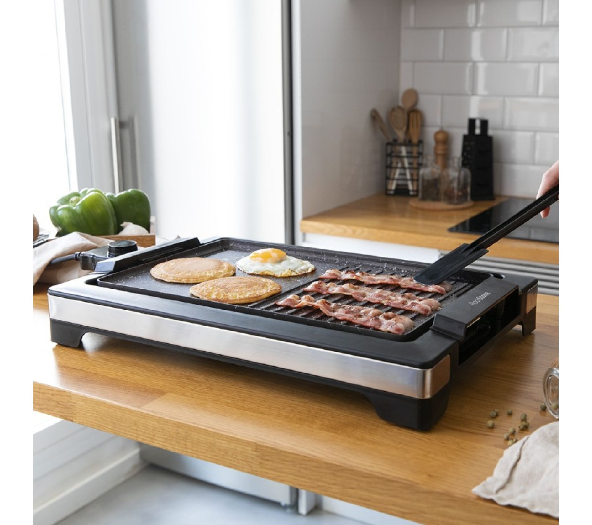 Plancha électrique Professionnelle Plaque Grill Profondeur 640 Mm - GECIL2