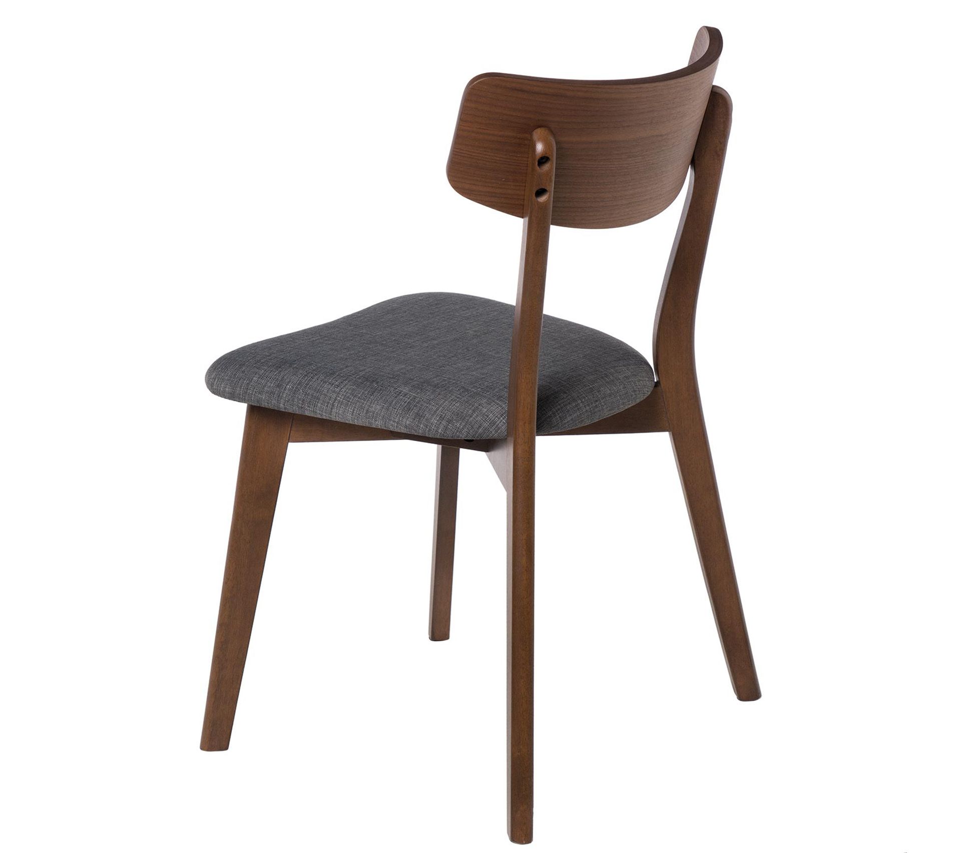 Chaise De Salle à Manger Rustique En Noyer Foncé - Hêtre Massif - Assemblé