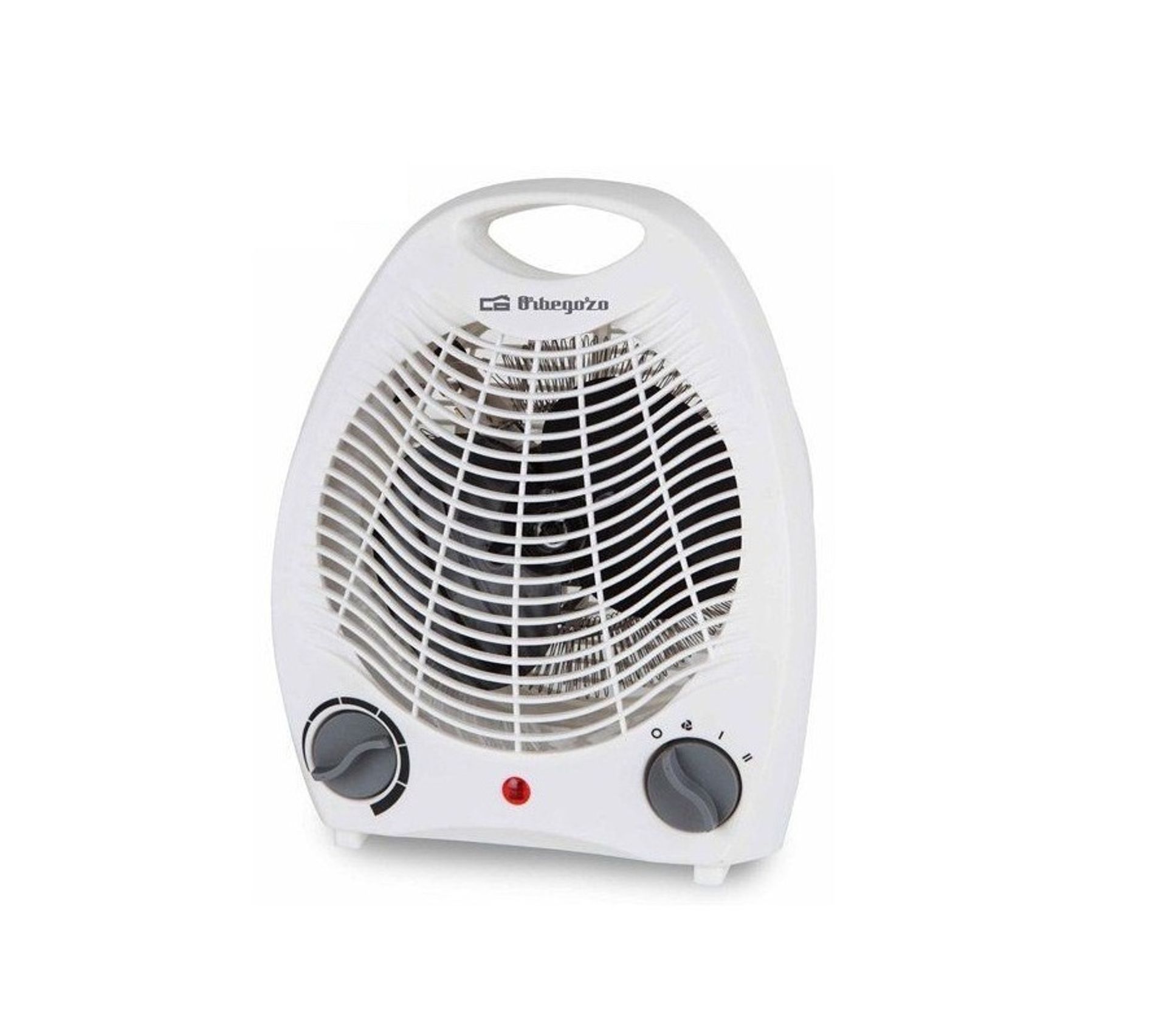 Exquisit HL 32025 Chauffage Soufflant 2000W Blanc - 2 Niveaux, Oscillation, Protection Anti-Basculement Et Anti-Surchauffe