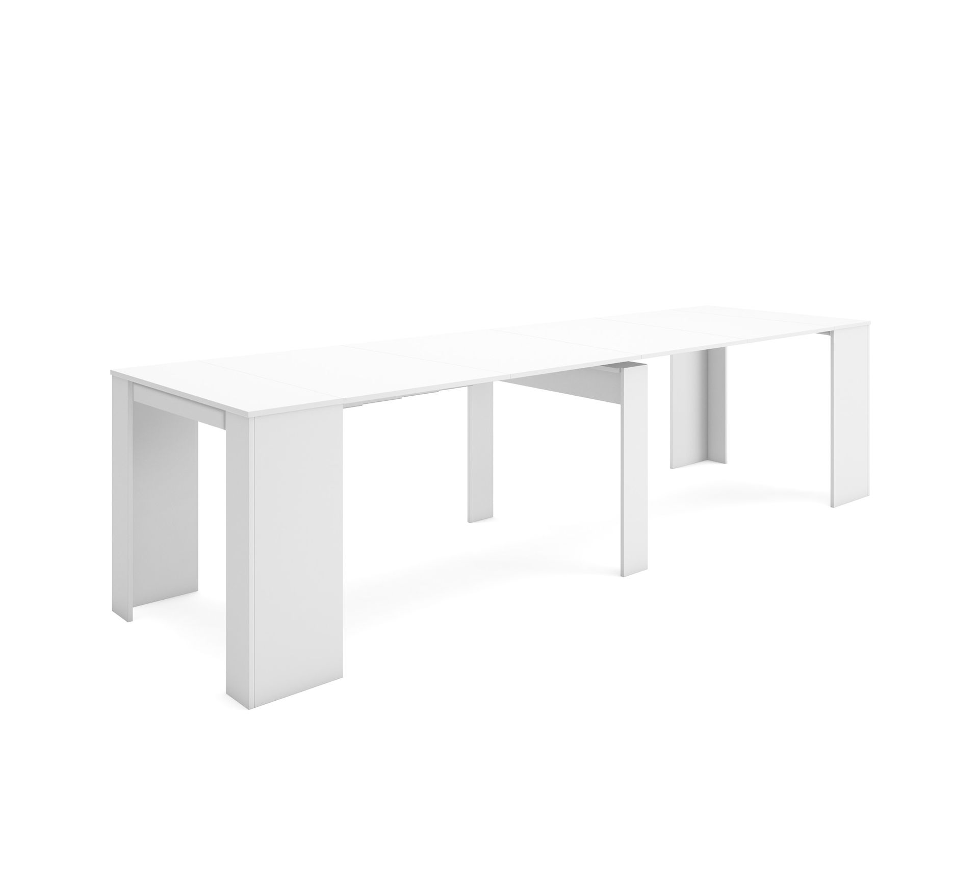 Skraut home table console extensible avec rallonges - Cdiscount