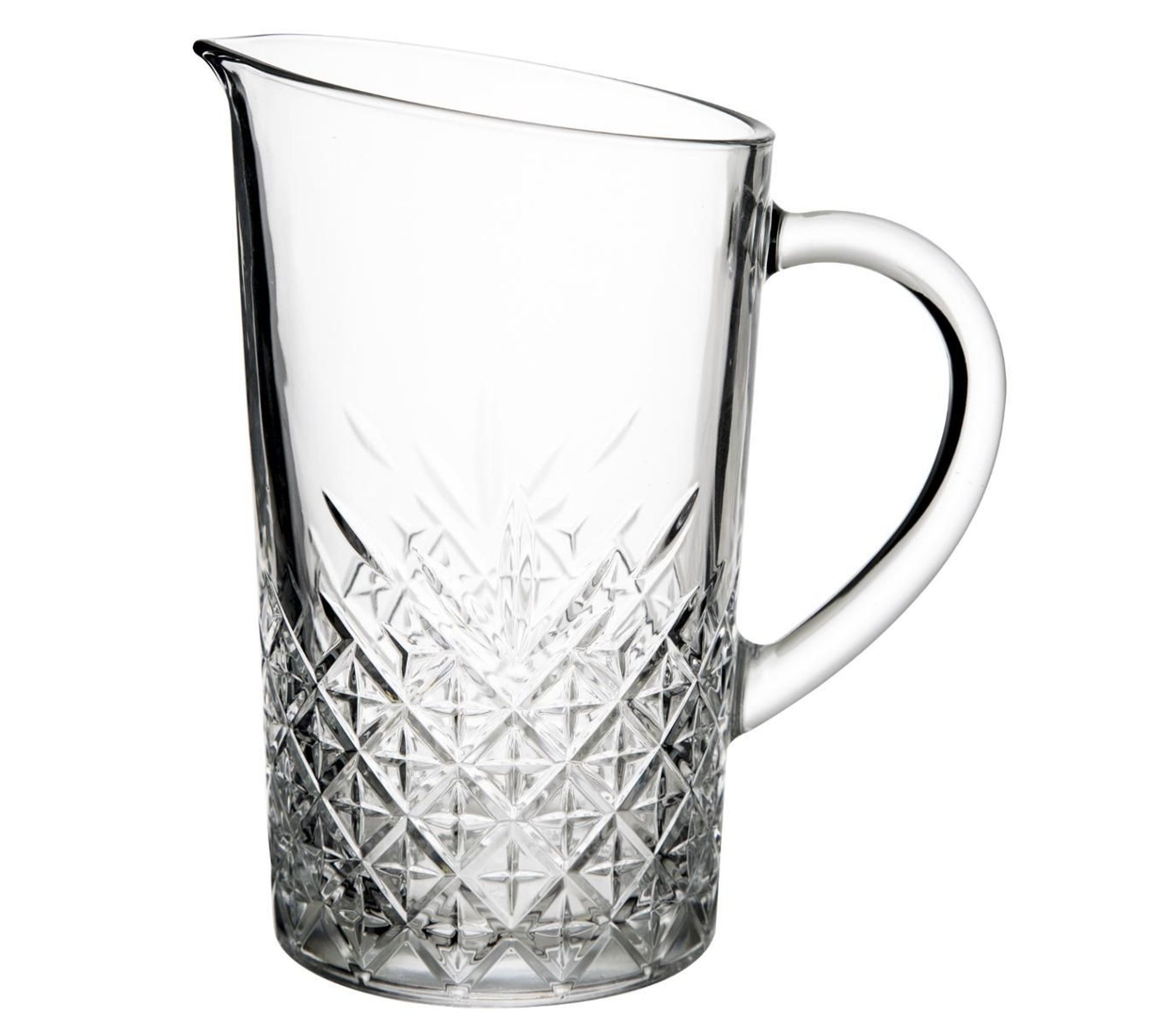 Carafe En Verre 1 Litre Avec Couvercle - Pour Eau, Limonade, Vin, Thé Glacé - Design élégant Pour Table