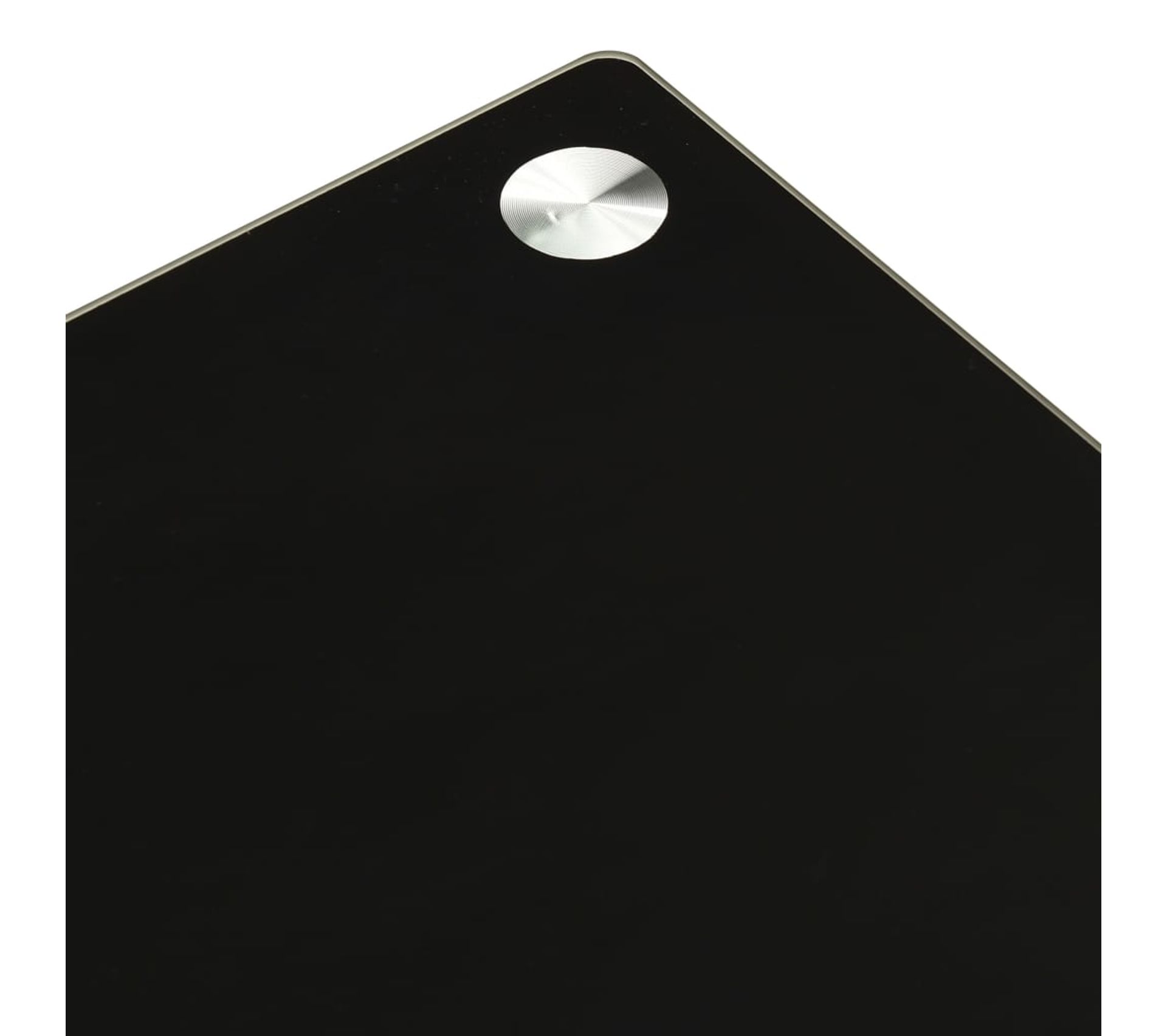 meuble tele en verre noir