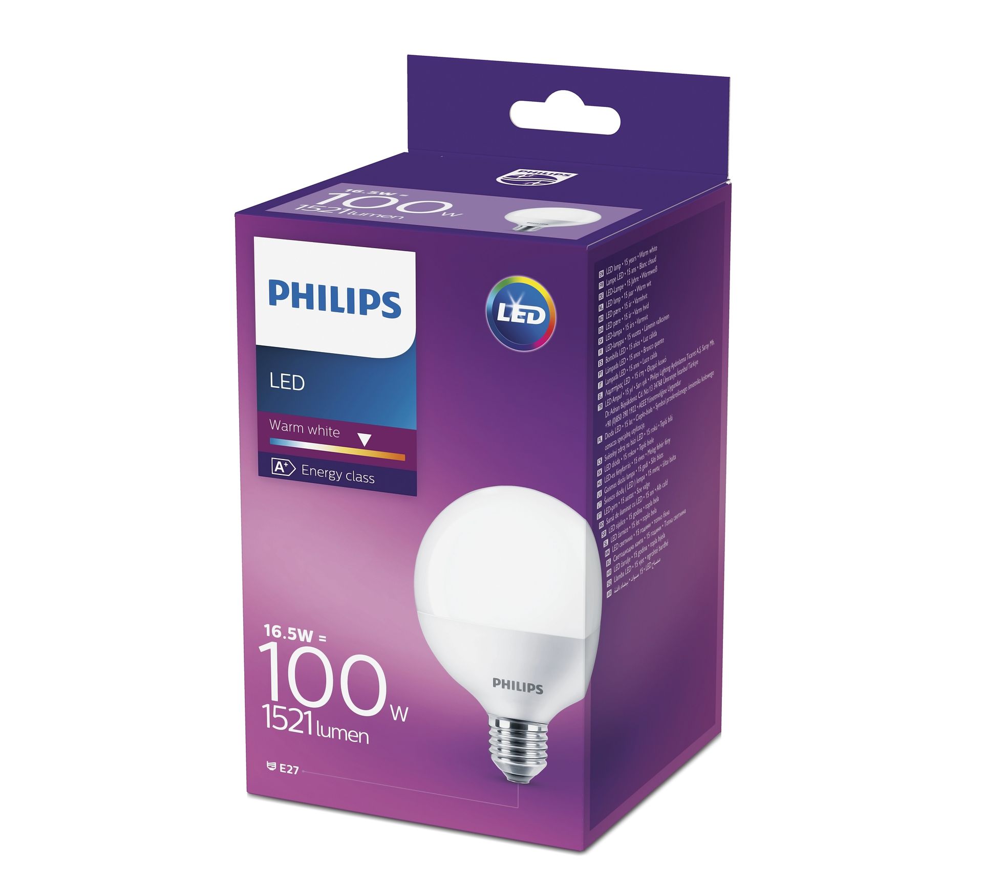 Ampole LED 16,5W équiv 100W 1521 lm E27 Blanc chaud Ampoule BUT