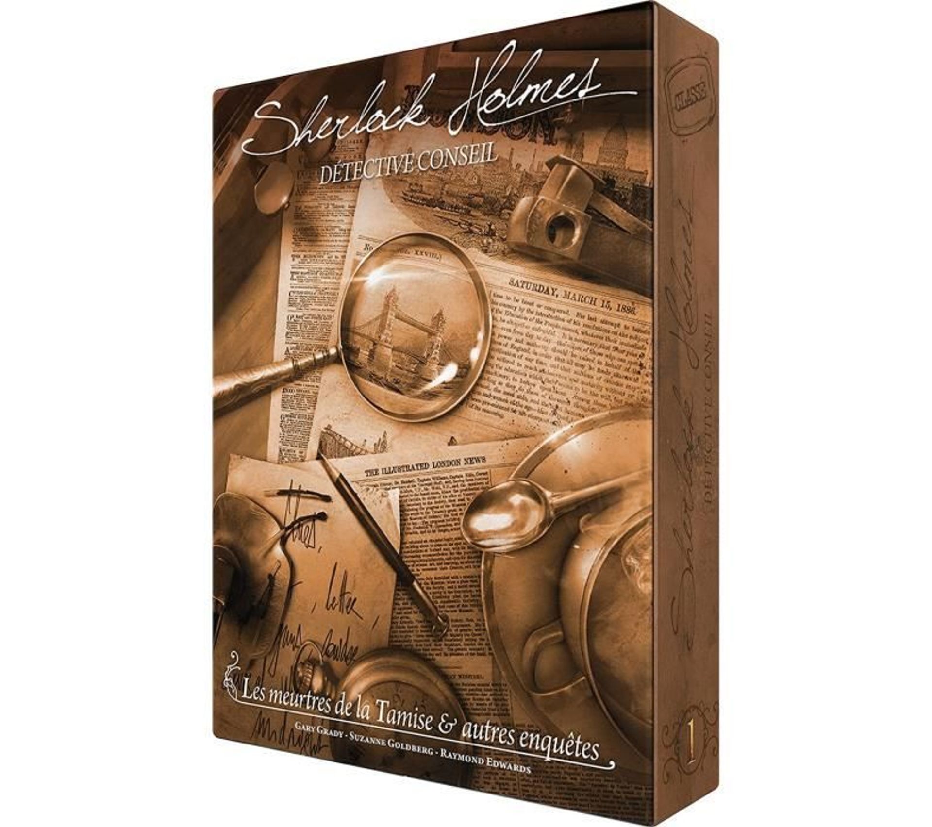 Jeu De Société Sherlock Holmes Détective Conseil Meurtres De La Tamise et Autres Enquetes